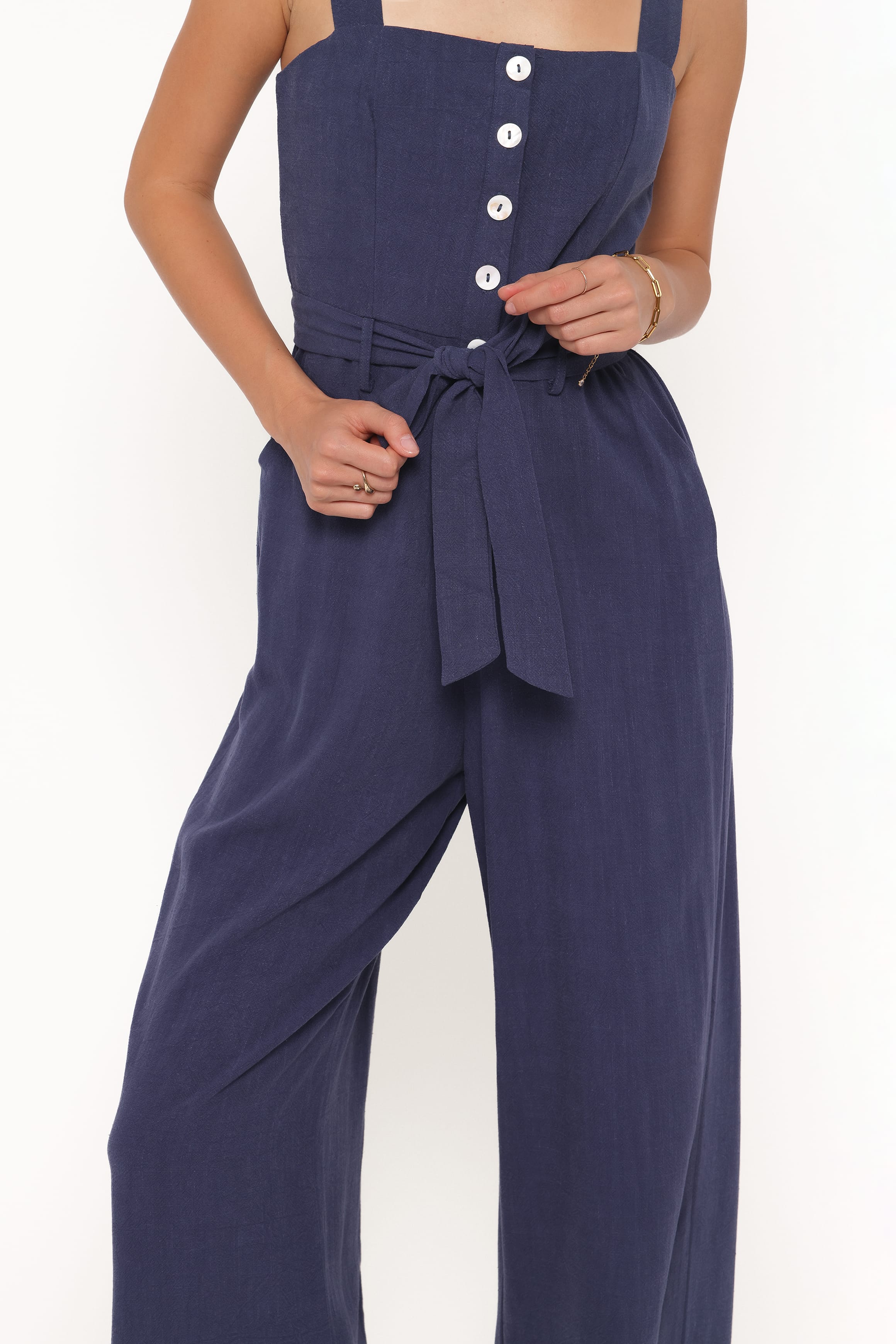Petal and Pup USA PLAYSUITS Rachel Jumpsuit - Navy