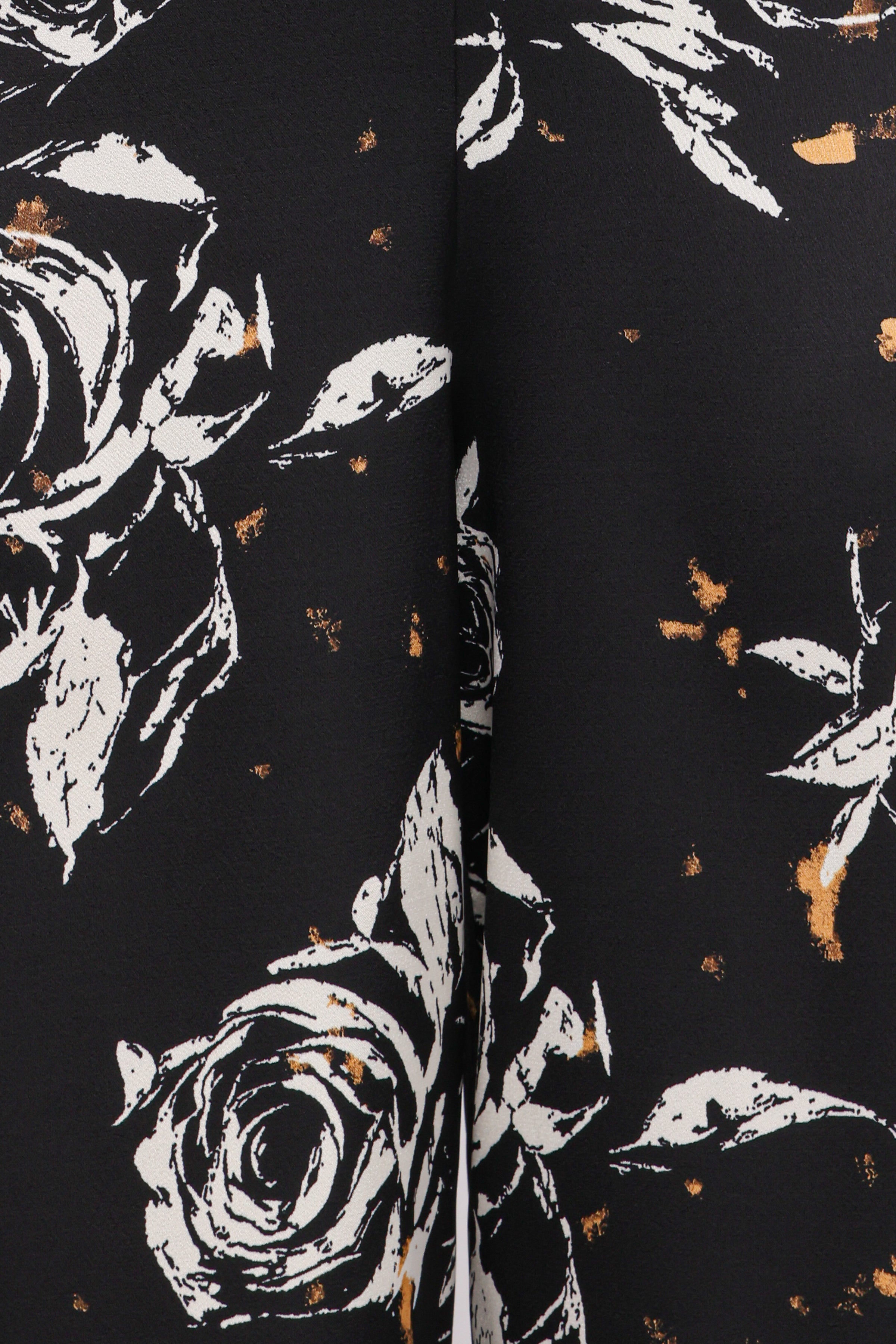 Petal and Pup USA PLAYSUITS Raelynn Halter Jumpsuit - Black Floral