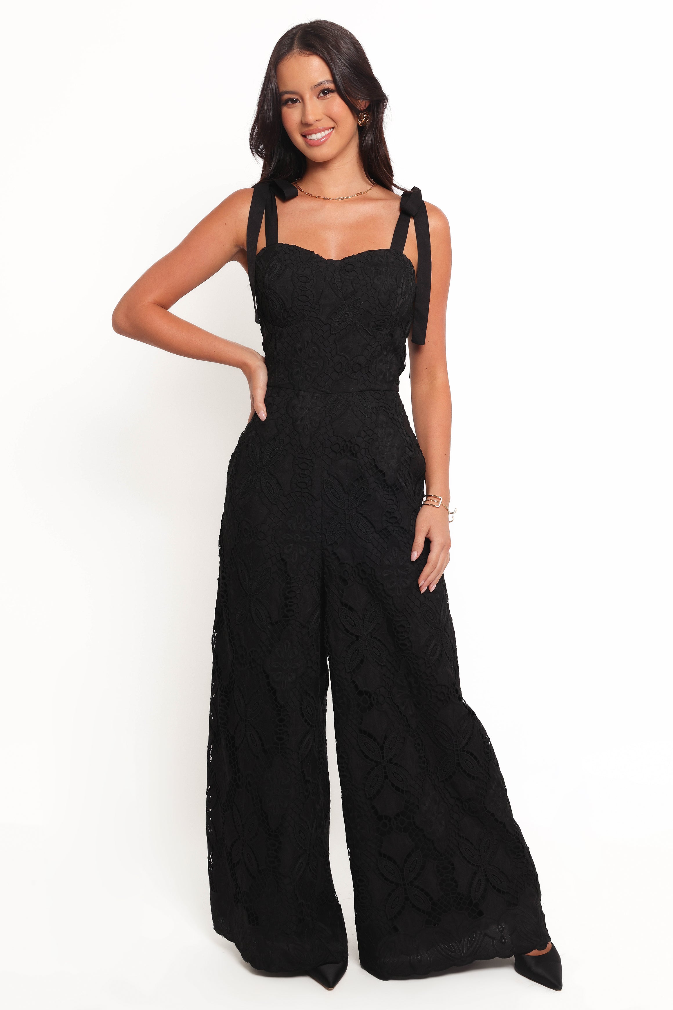 Petal and Pup USA PLAYSUITS Raya Jumpsuit - Black