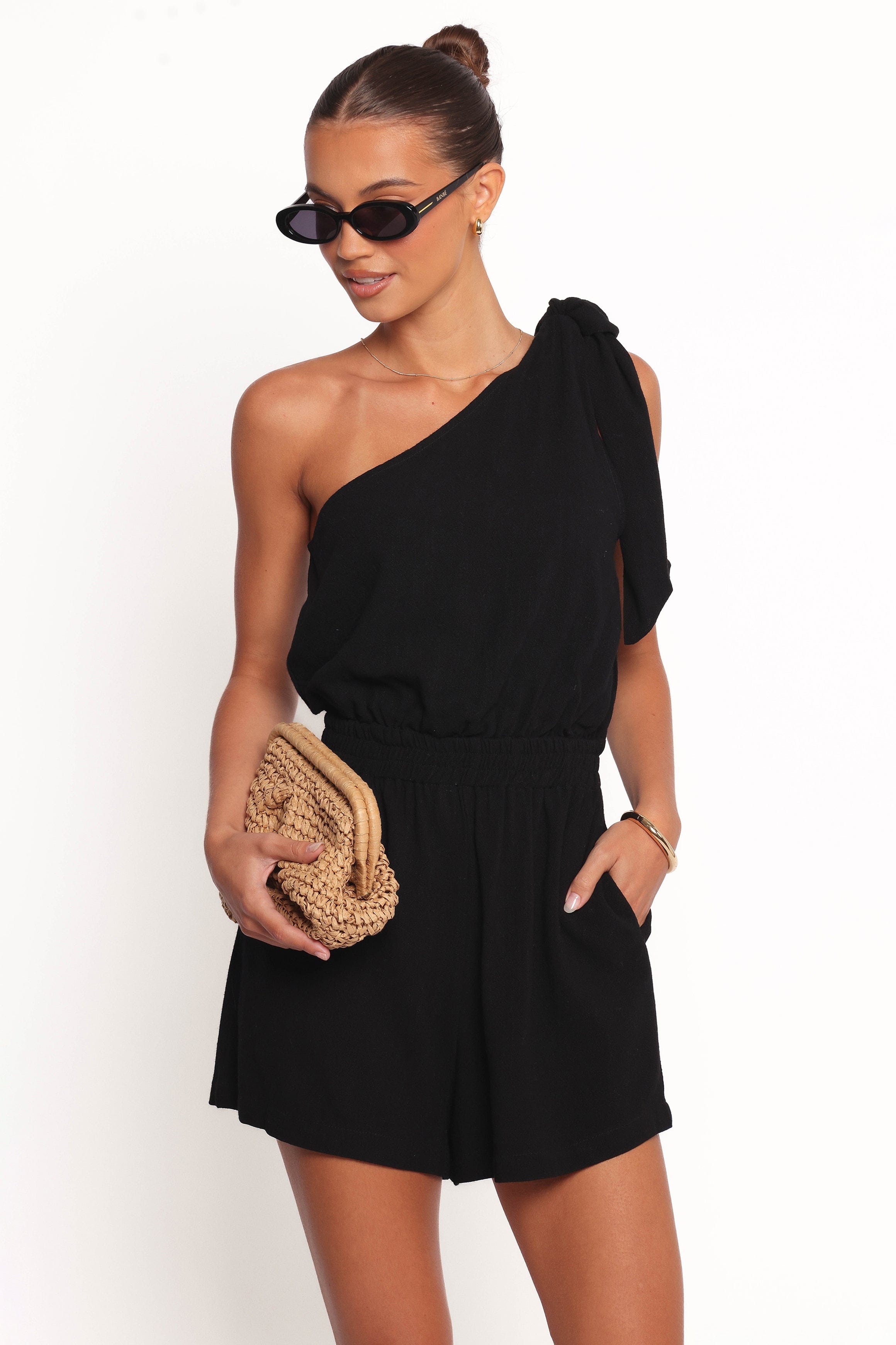 Petal and Pup USA PLAYSUITS Sally Romper - Black
