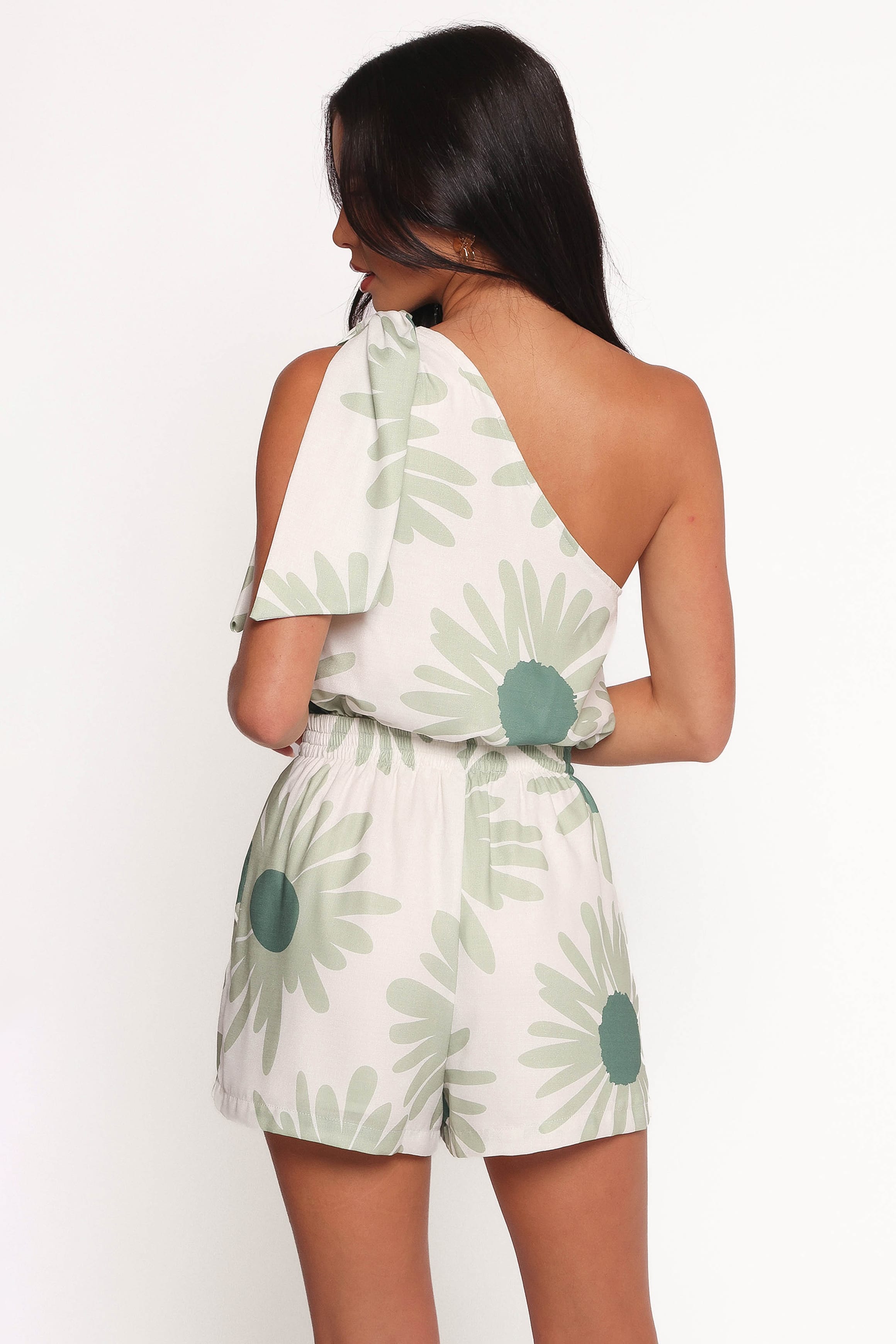 Petal and Pup USA PLAYSUITS Sally Romper - Green Floral