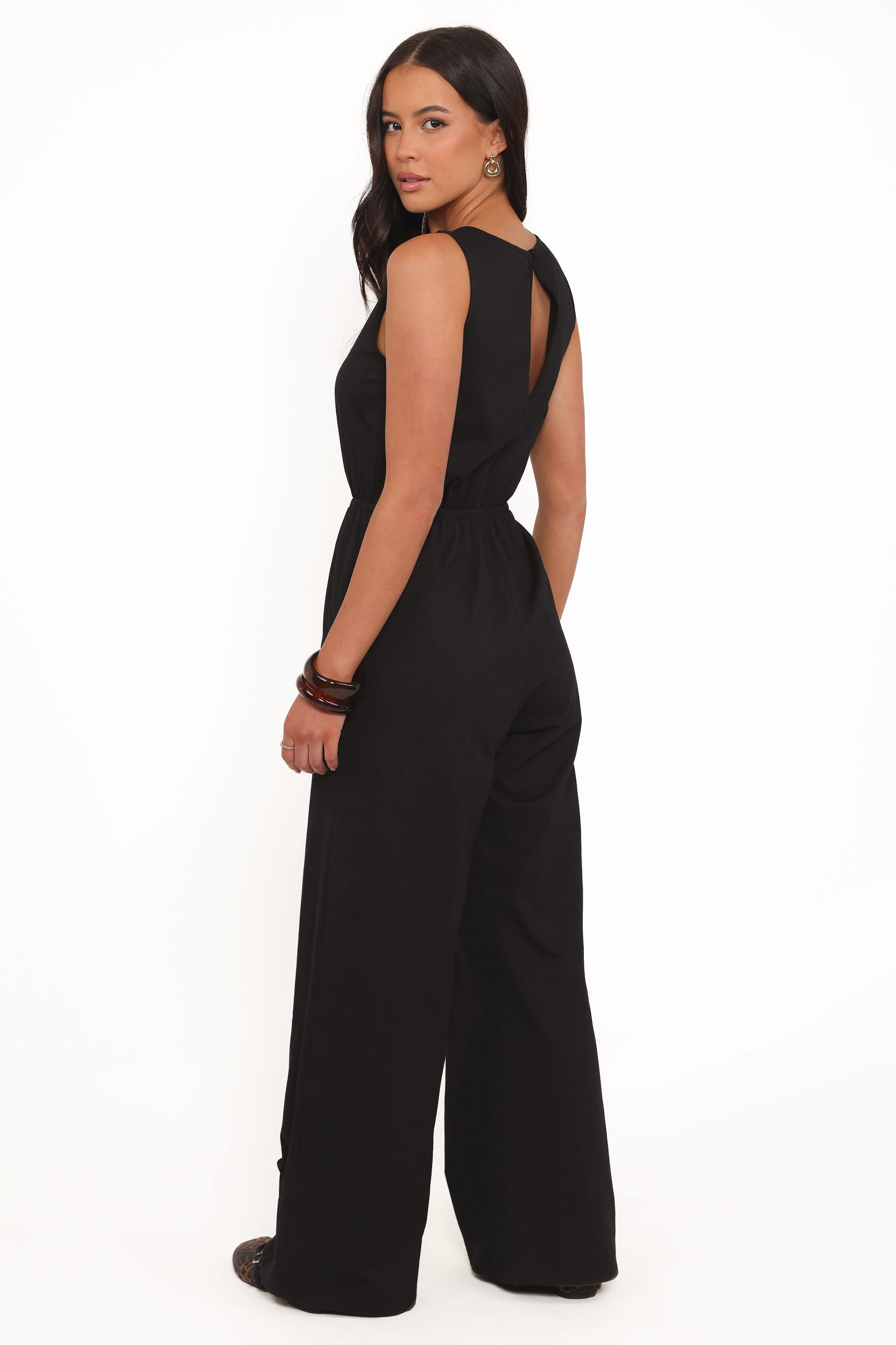 Petal and Pup USA PLAYSUITS Sansa Stretch Jumpsuit - Black