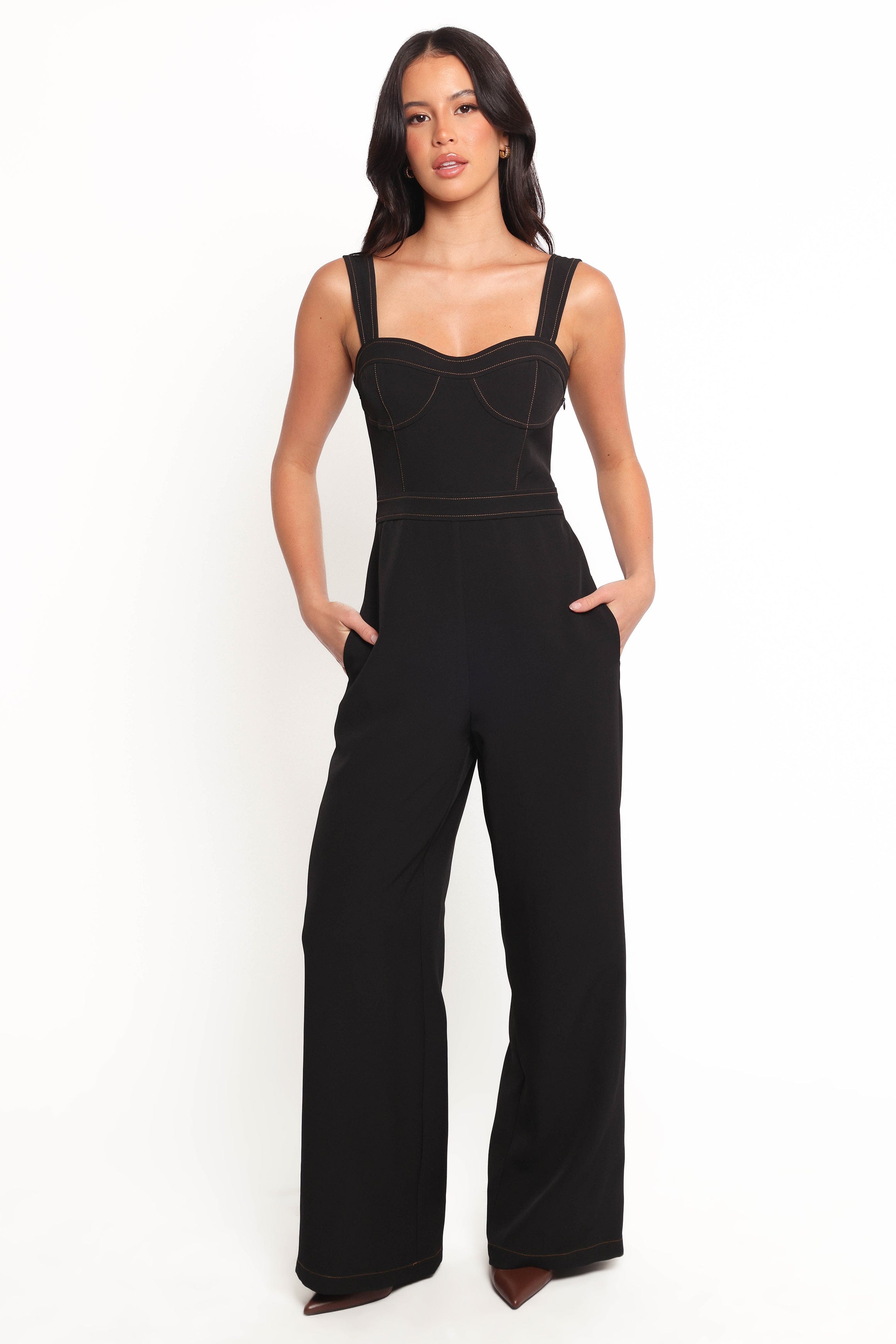 Petal and Pup USA PLAYSUITS Taisha Jumpsuit - Black