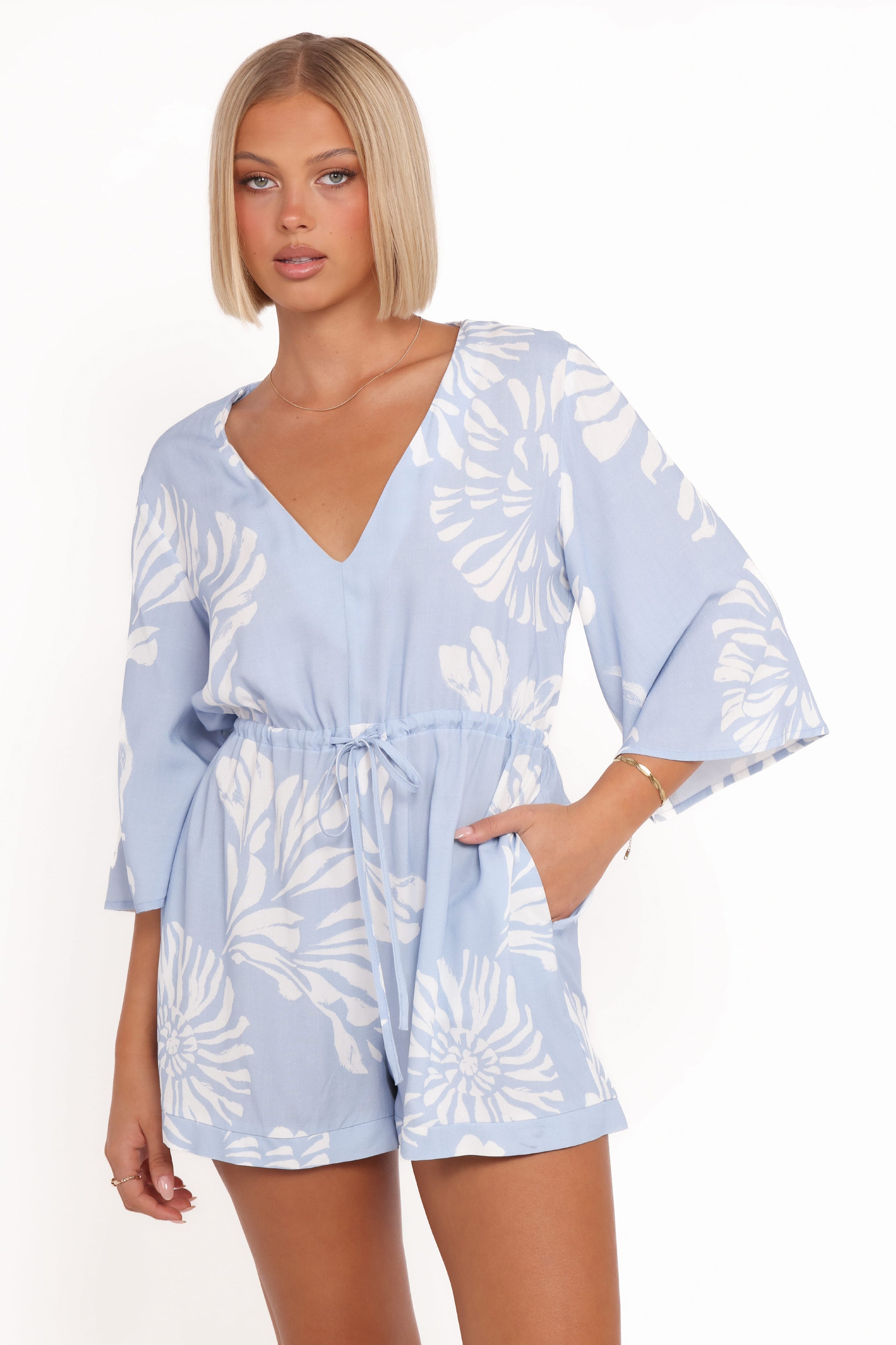Petal and Pup USA PLAYSUITS Tiff Romper - Shell Print