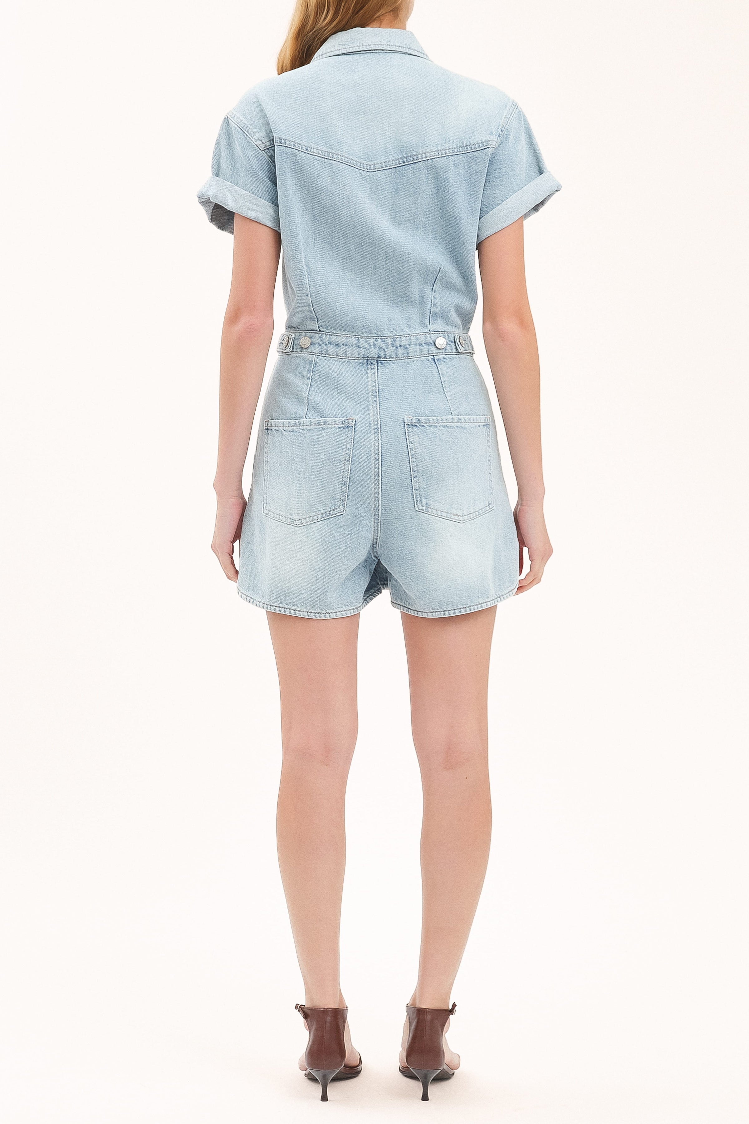 Petal and Pup USA PLAYSUITS Topanga Romper - Dolphin