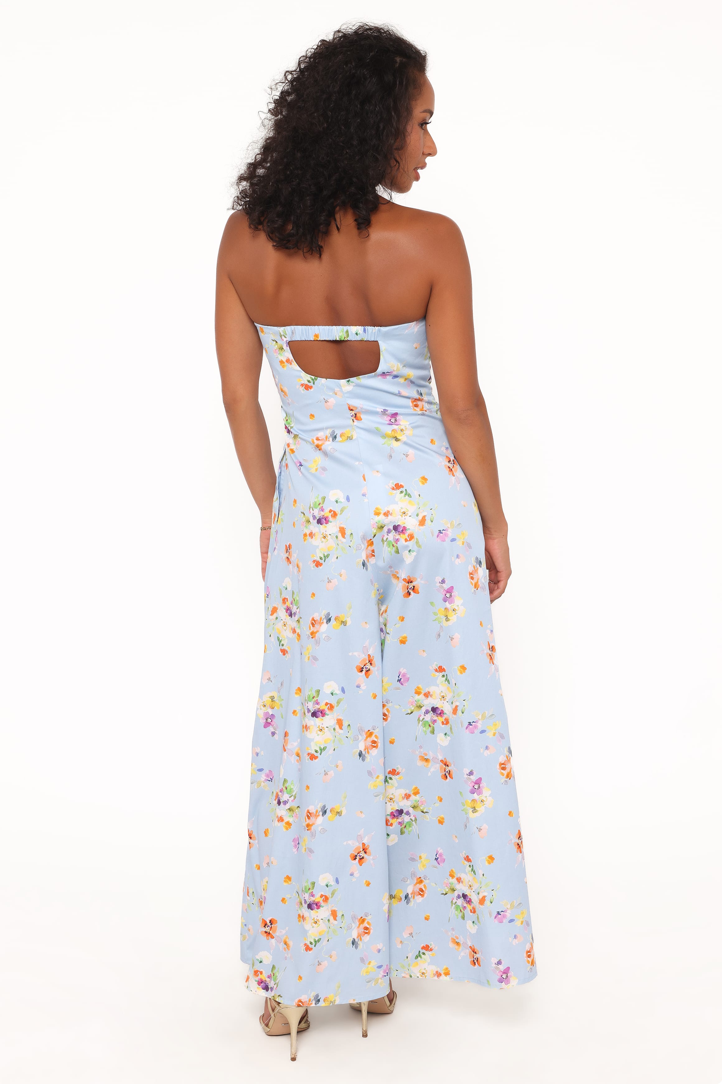 Petal and Pup USA PLAYSUITS Wren Jumpsuit - Cornflower Blue Floral