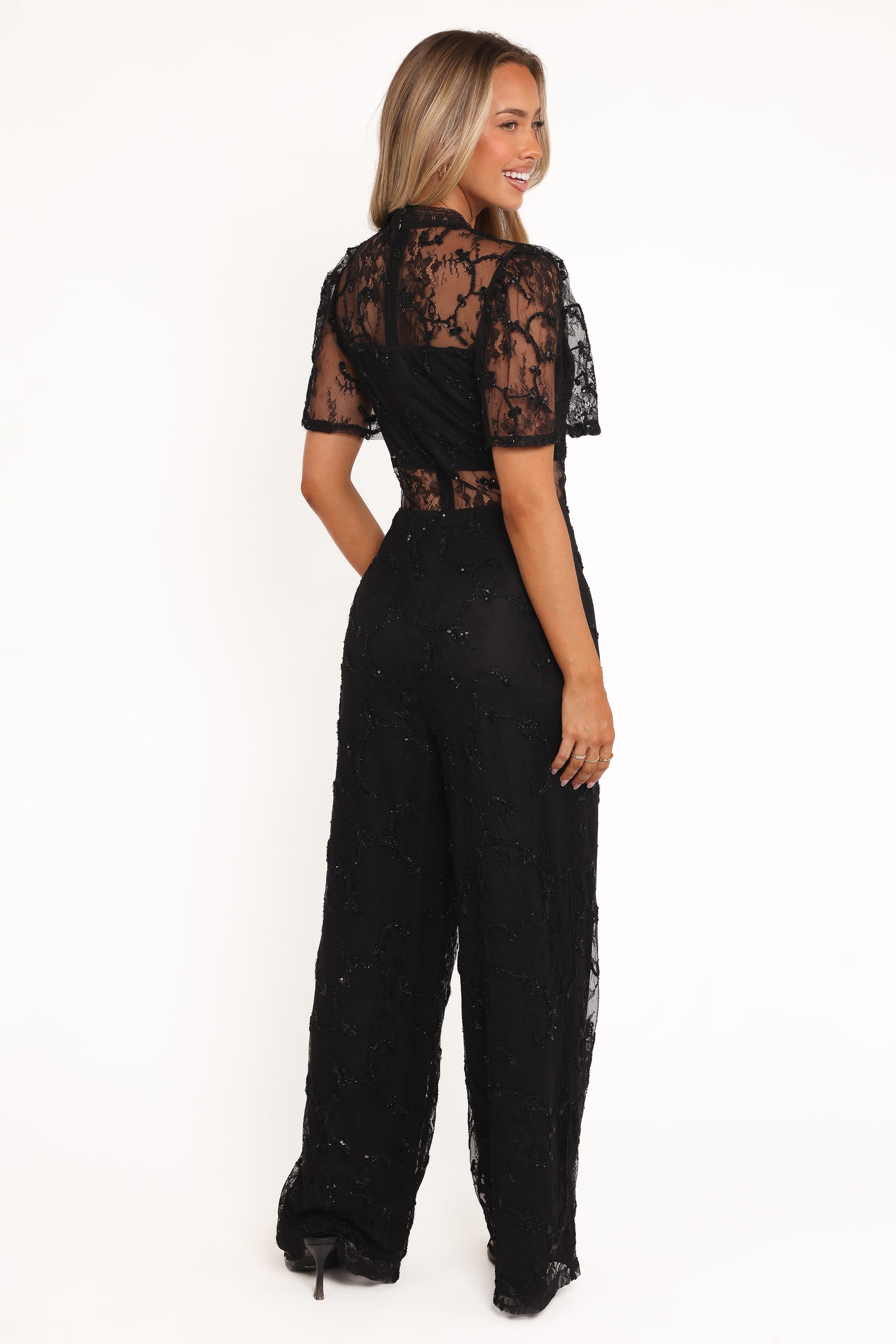 Petal and Pup USA PLAYSUITS Zina Jumpsuit - Black