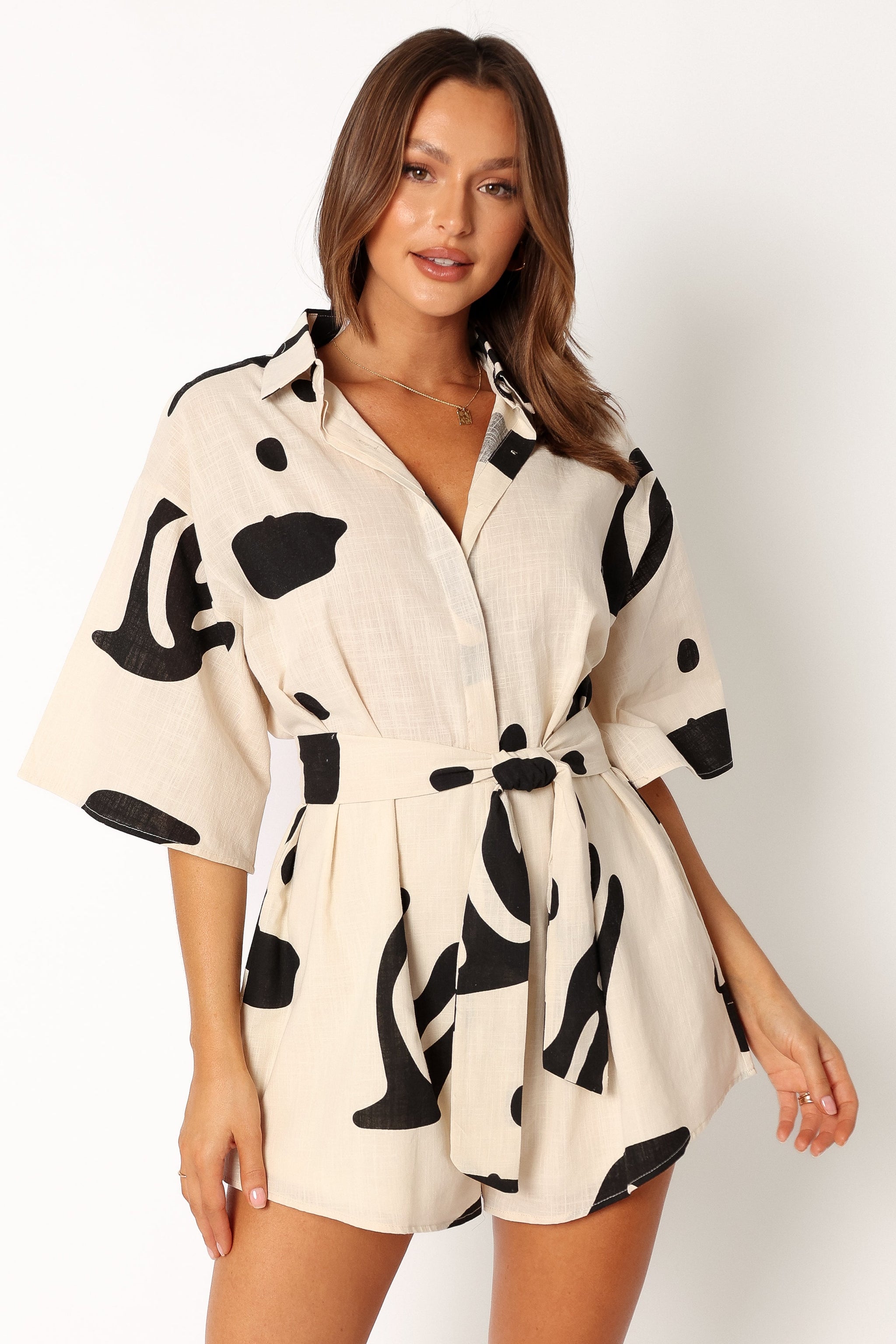 Santa Barbara Romper Beige main image 0