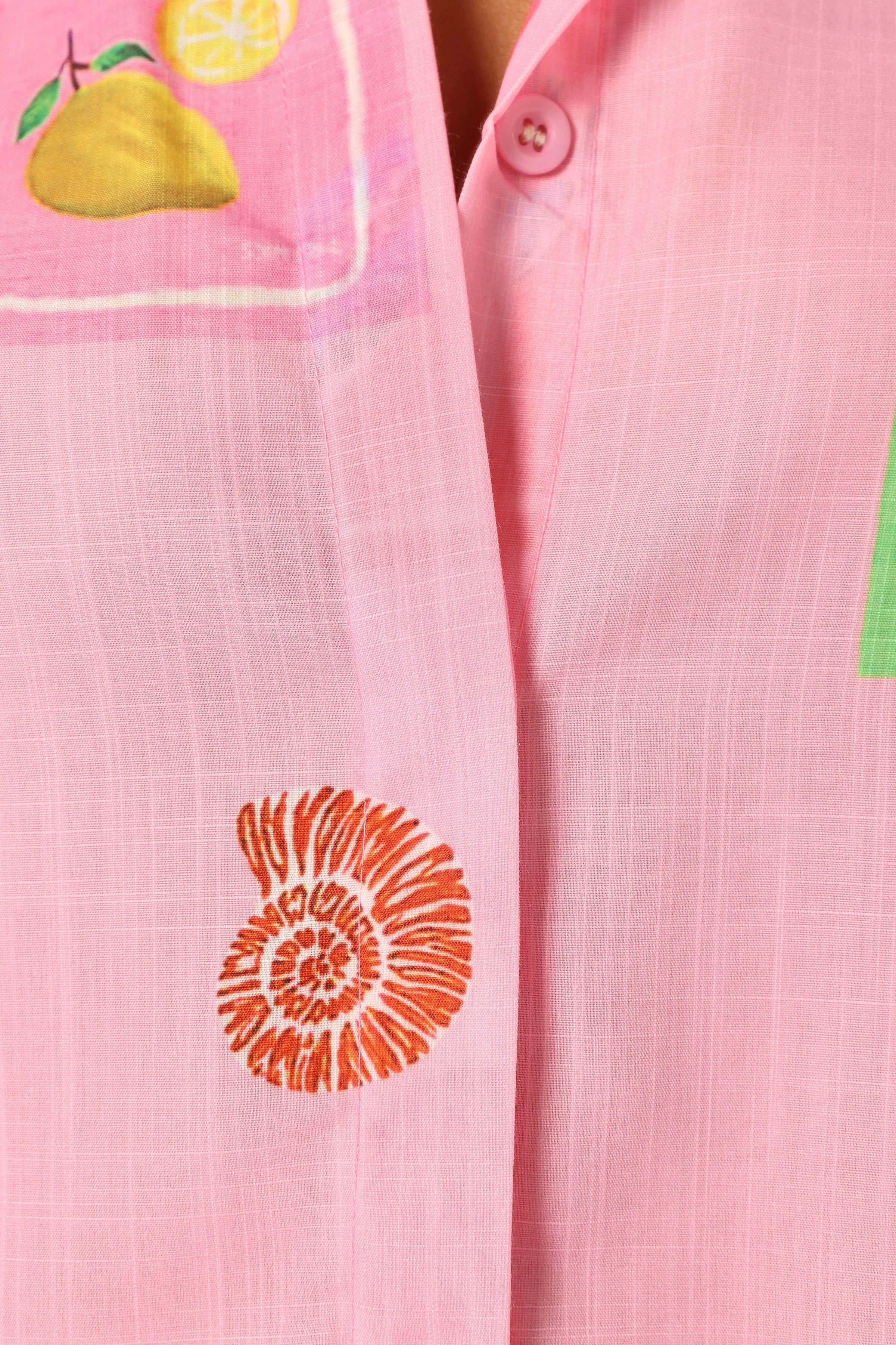 Petal and Pup USA Rompers Kellie Romper - Pink Stamp Print