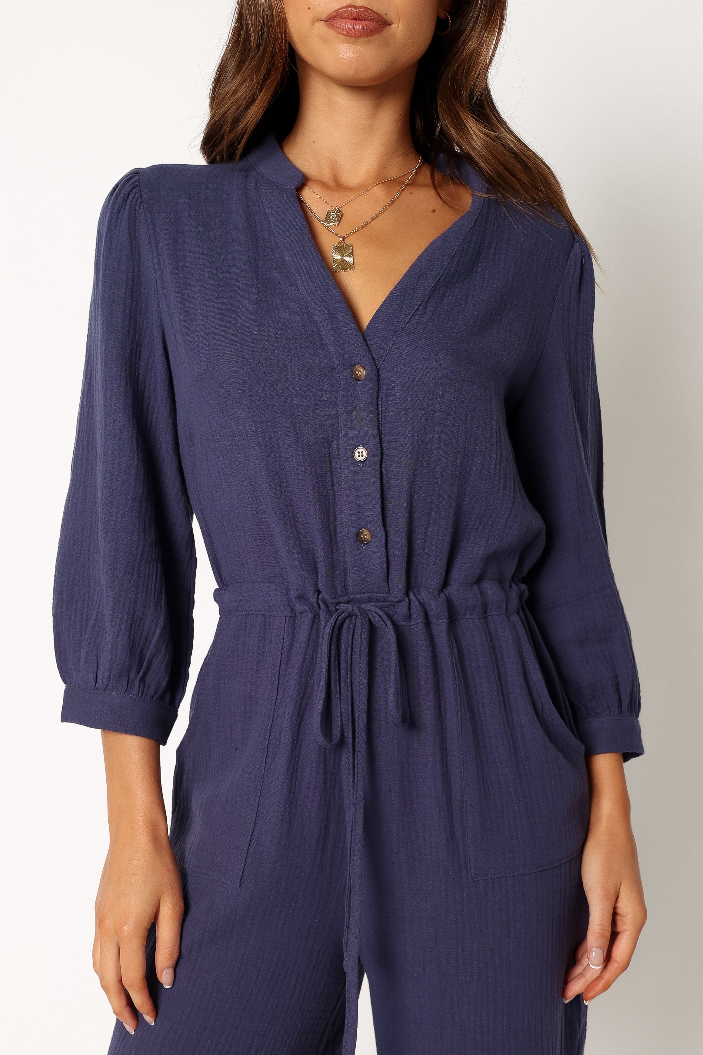 Petal and Pup USA Rompers Roberta Jumpsuit - Navy