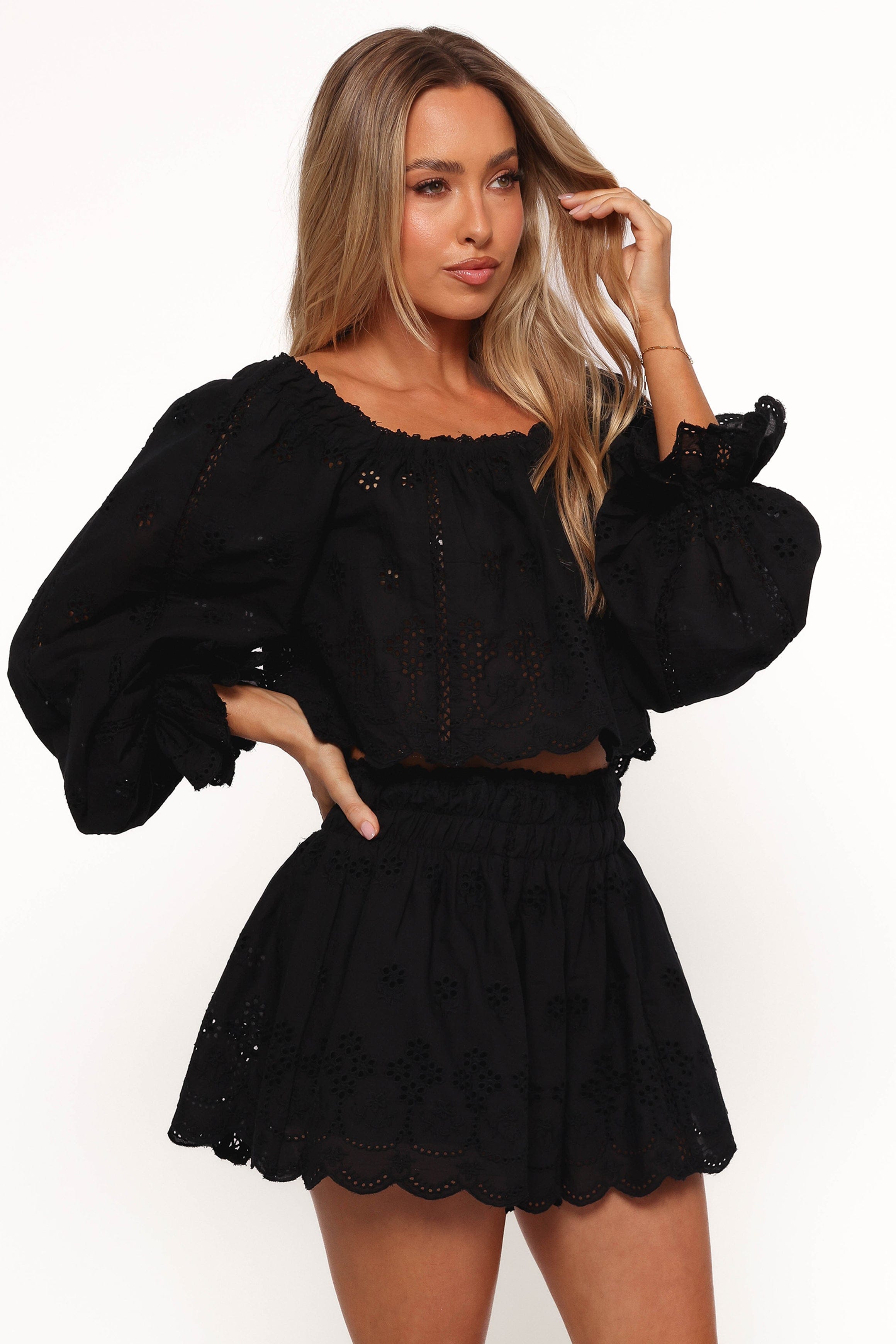 Petal and Pup USA SETS Alessia Two Piece Set - Black