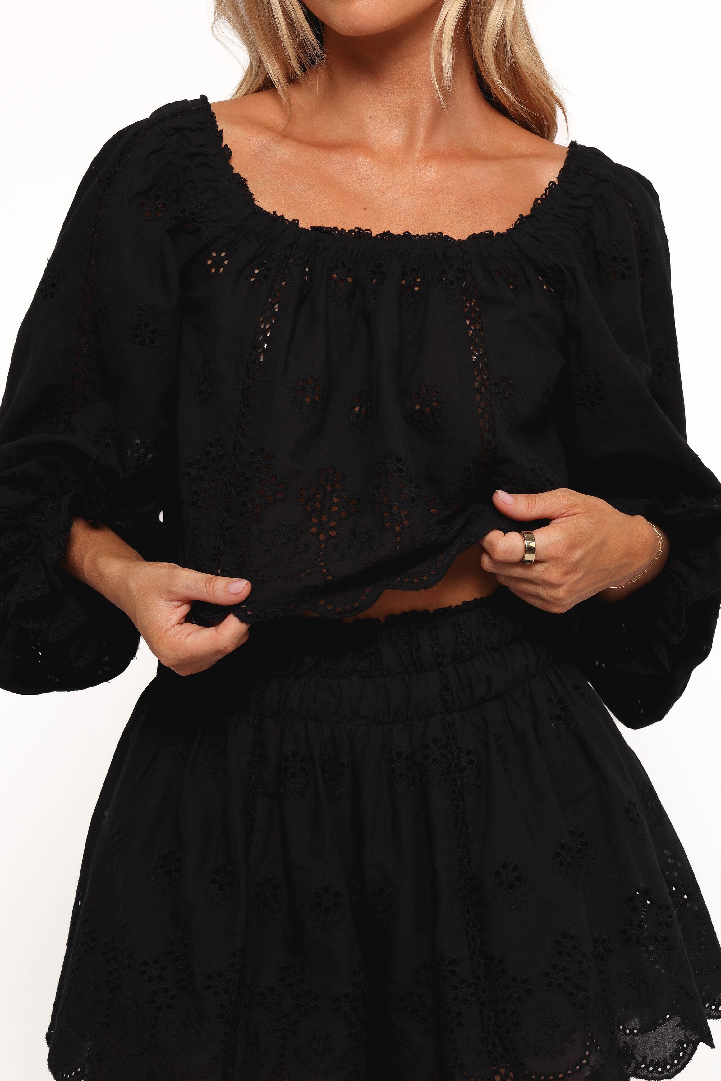 Petal and Pup USA SETS Alessia Two Piece Set - Black