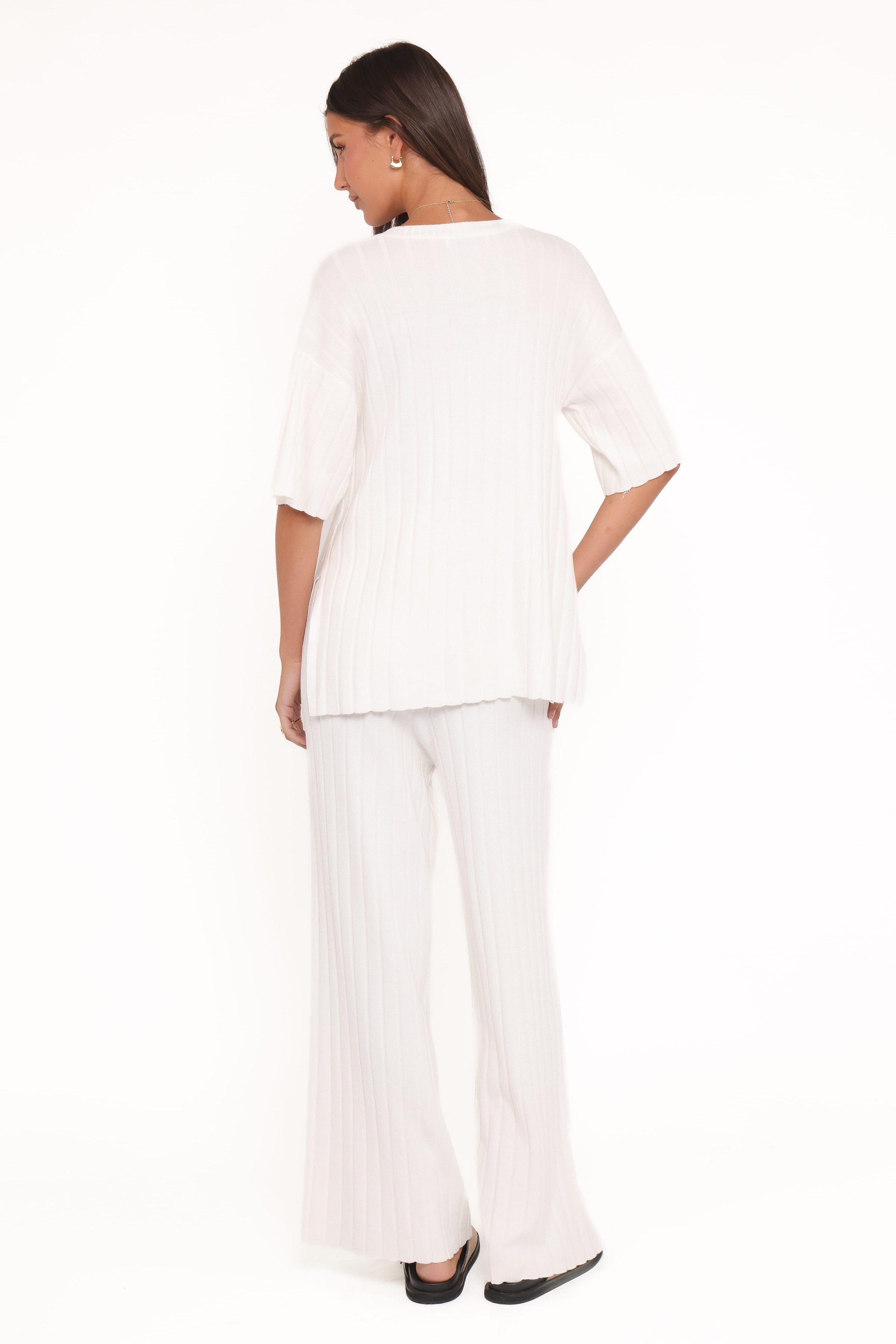 Petal and Pup USA SETS Alix Ribbed Knit Set - Cream