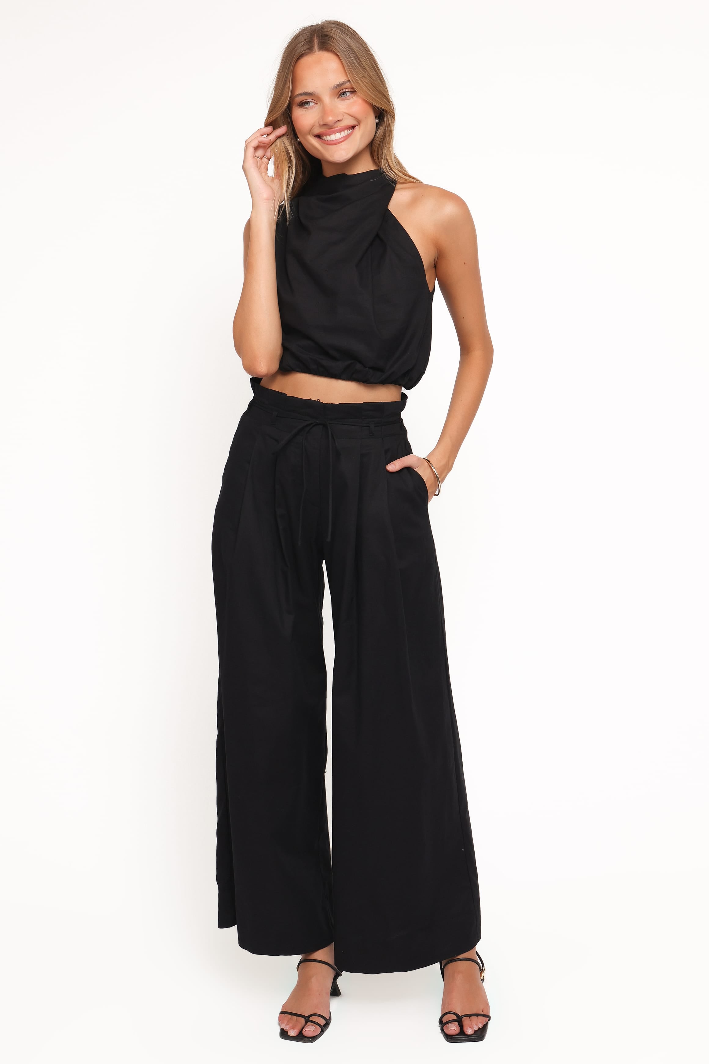 Petal and Pup USA SETS Althea Pant Set - Black