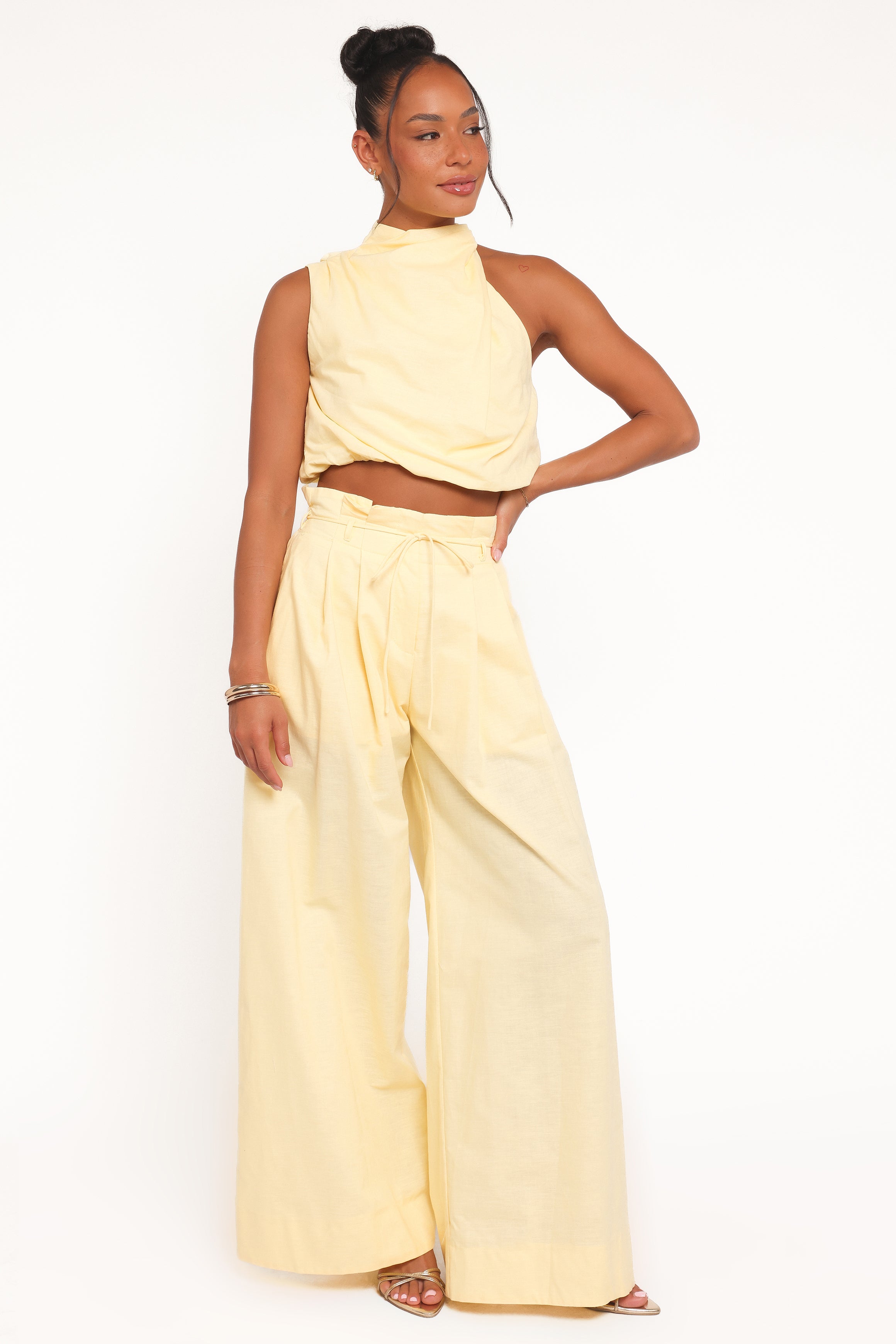 Petal and Pup USA SETS Althea Pant Set - Yellow