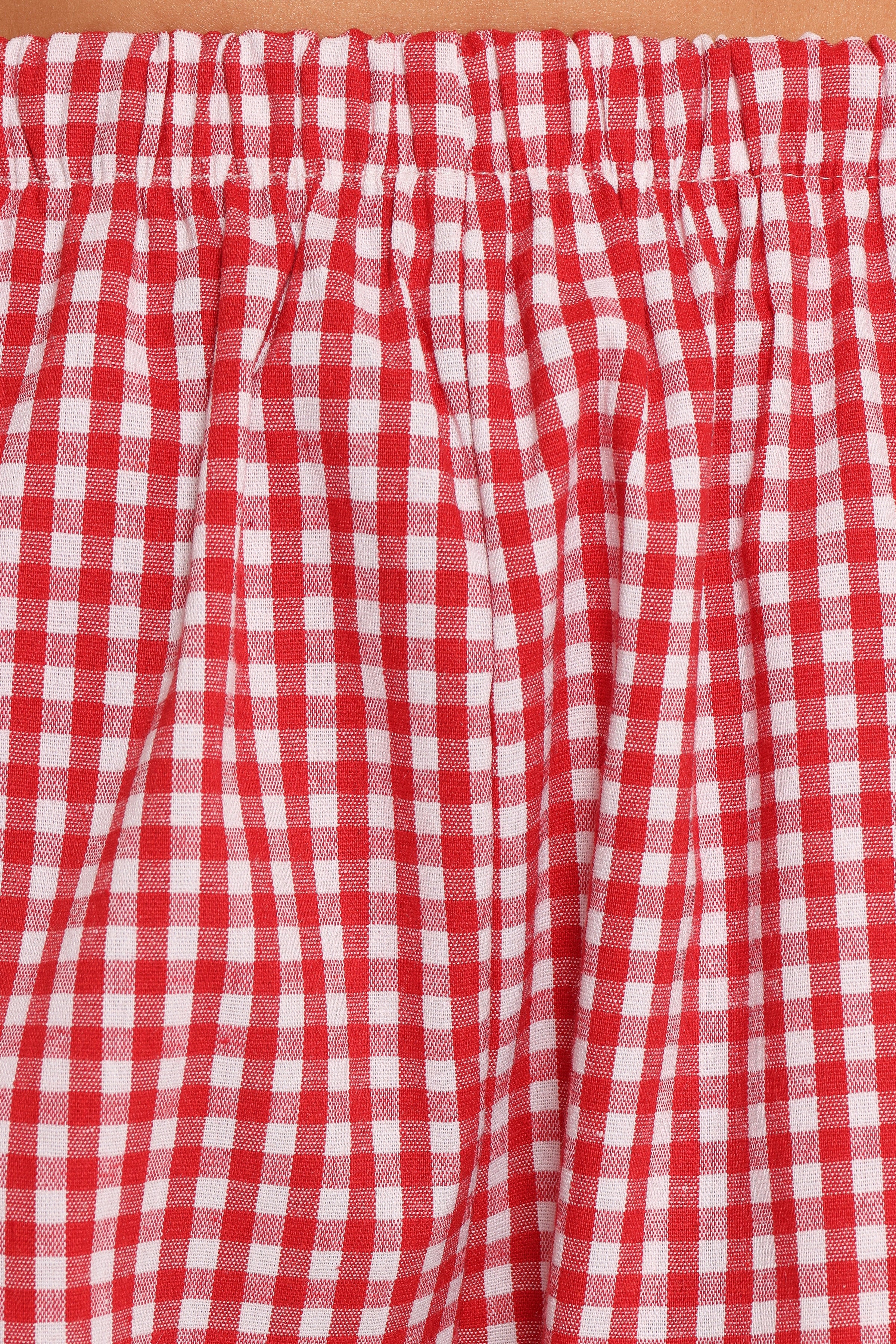 Petal and Pup USA SETS Amalfi Tee Set - Gingham Mango