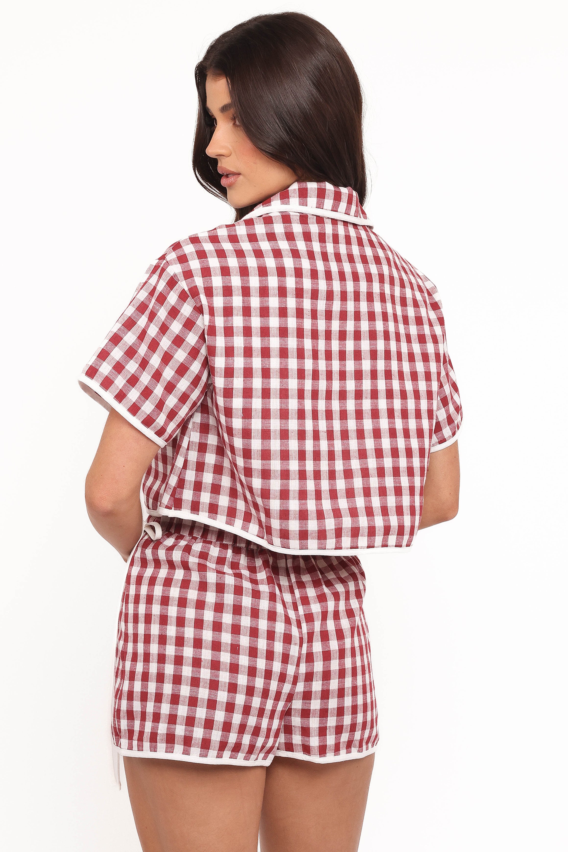 Petal and Pup USA SETS Ana Skort Set - Burgundy