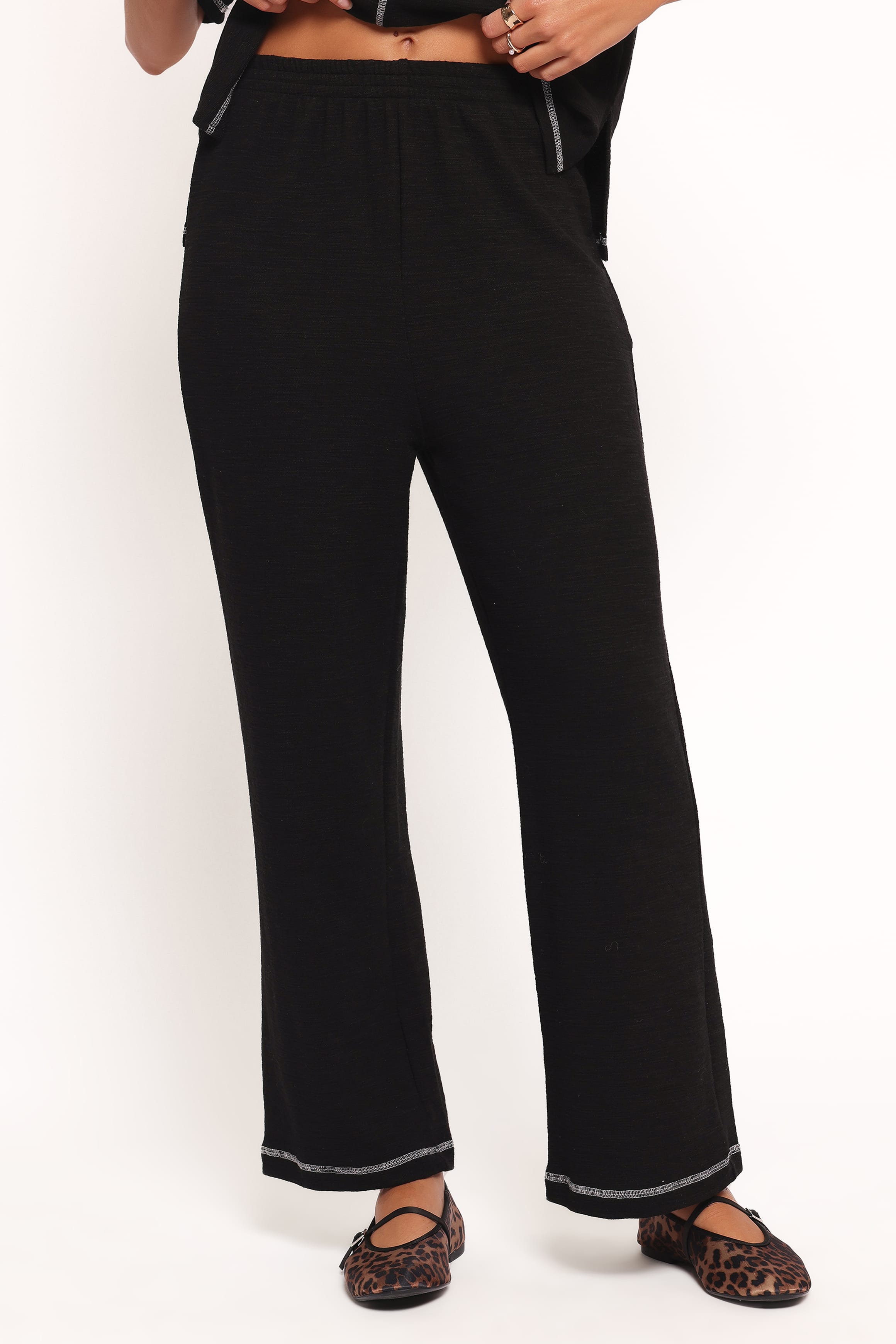 Petal and Pup USA SETS Angler Knit Set - Black