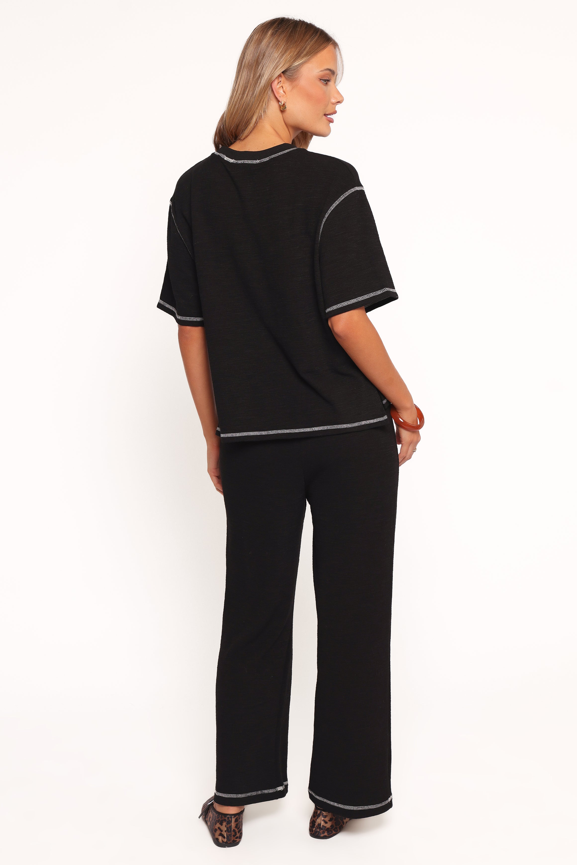 Petal and Pup USA SETS Angler Knit Set - Black