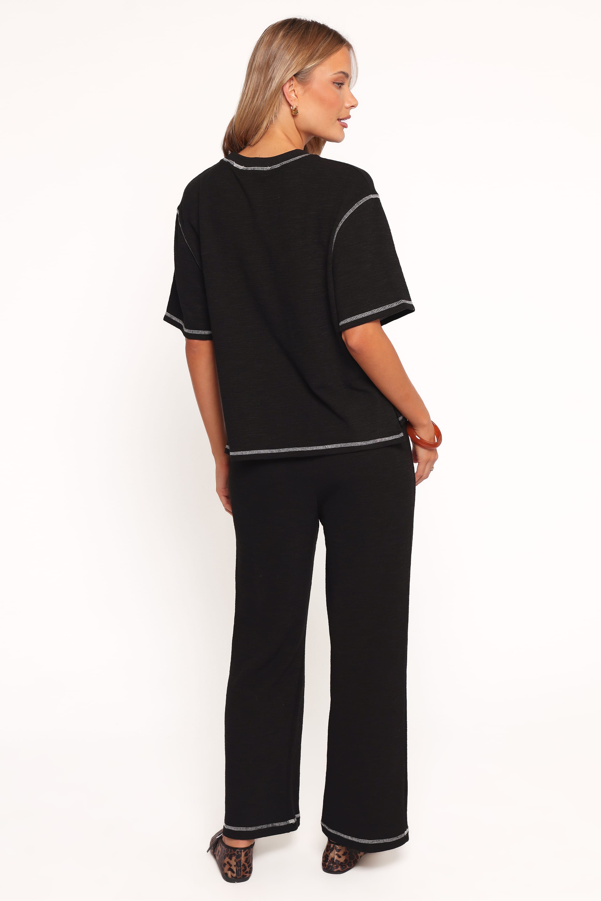 Petal and Pup USA SETS Angler Knit Set - Black