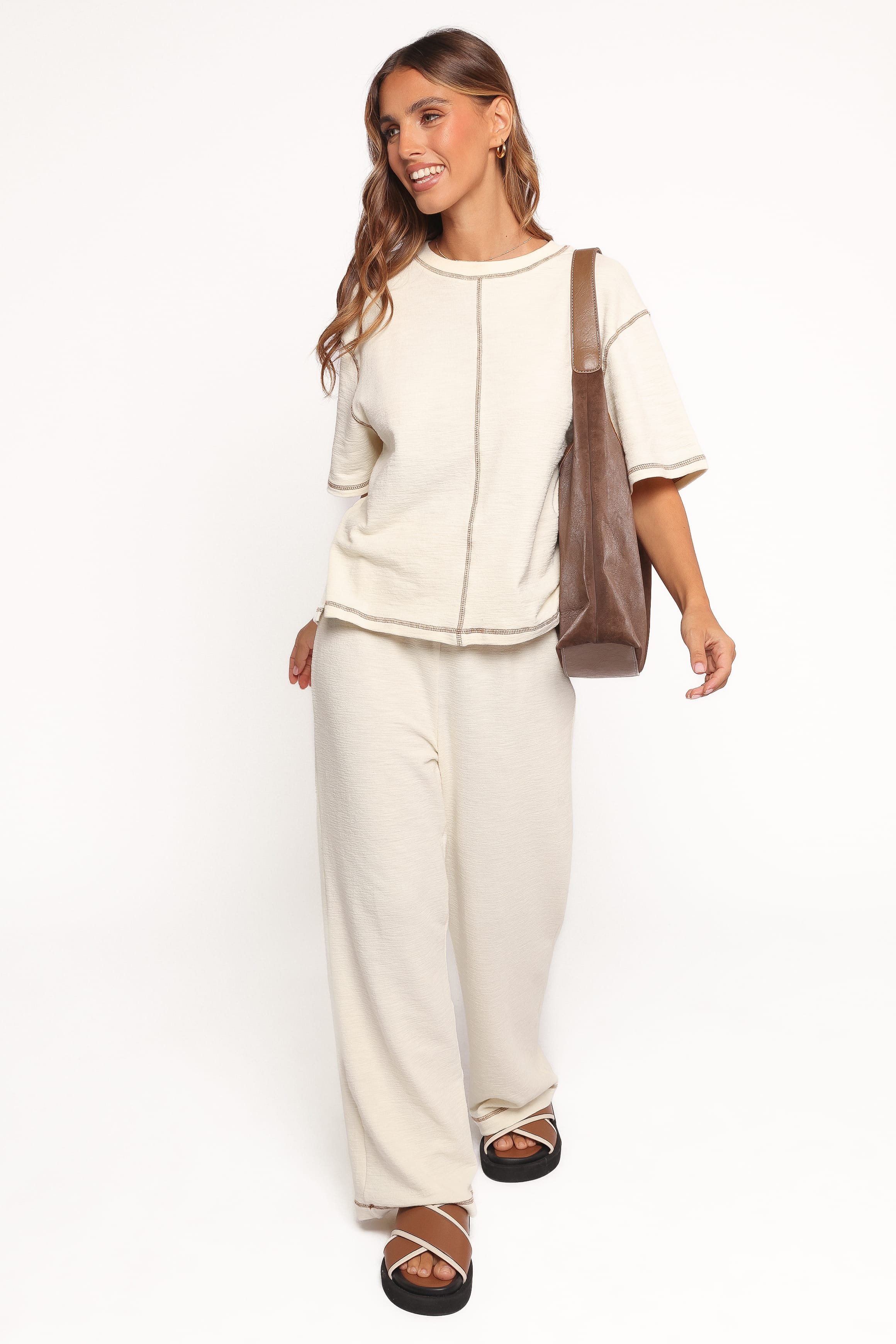 Petal and Pup USA SETS Angler Knit Set - Cream