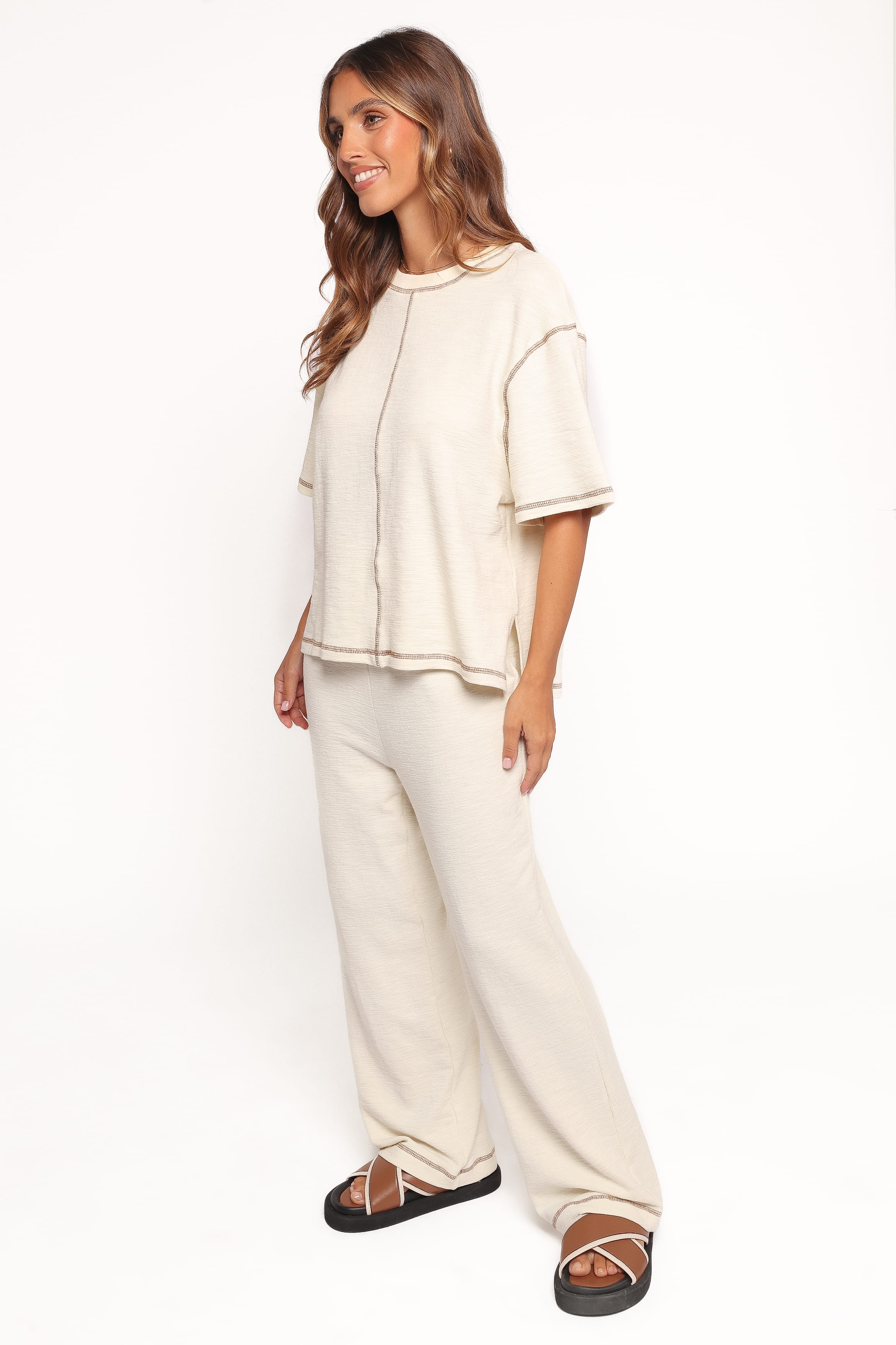 Petal and Pup USA SETS Angler Knit Set - Cream