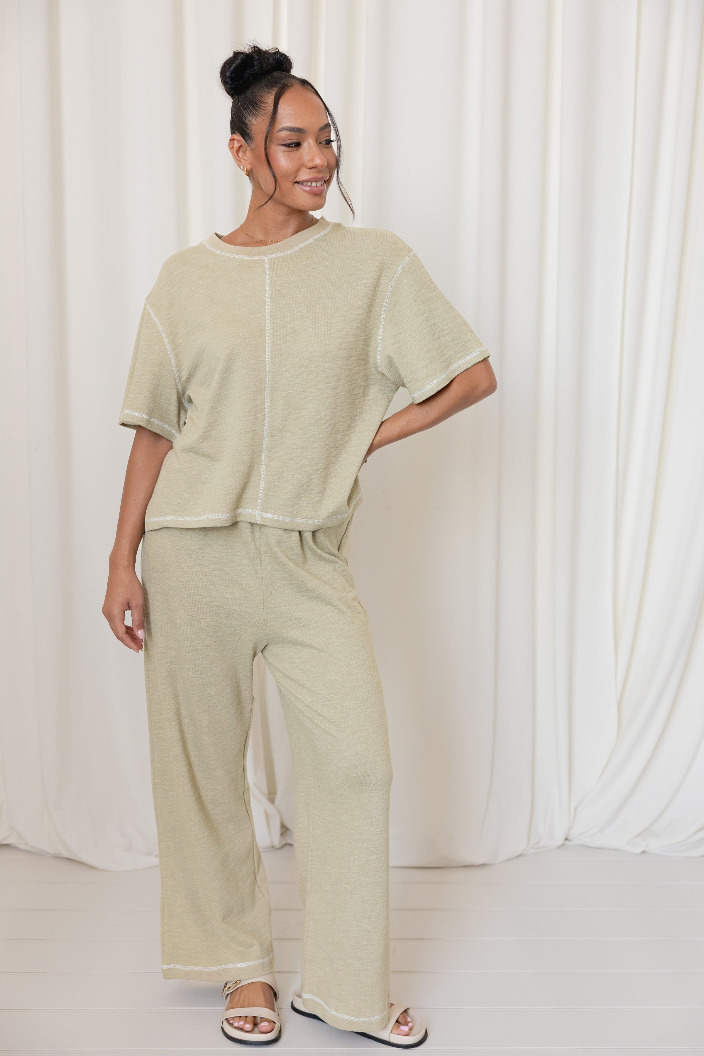 Petal and Pup USA SETS Angler Knit Set - Matcha