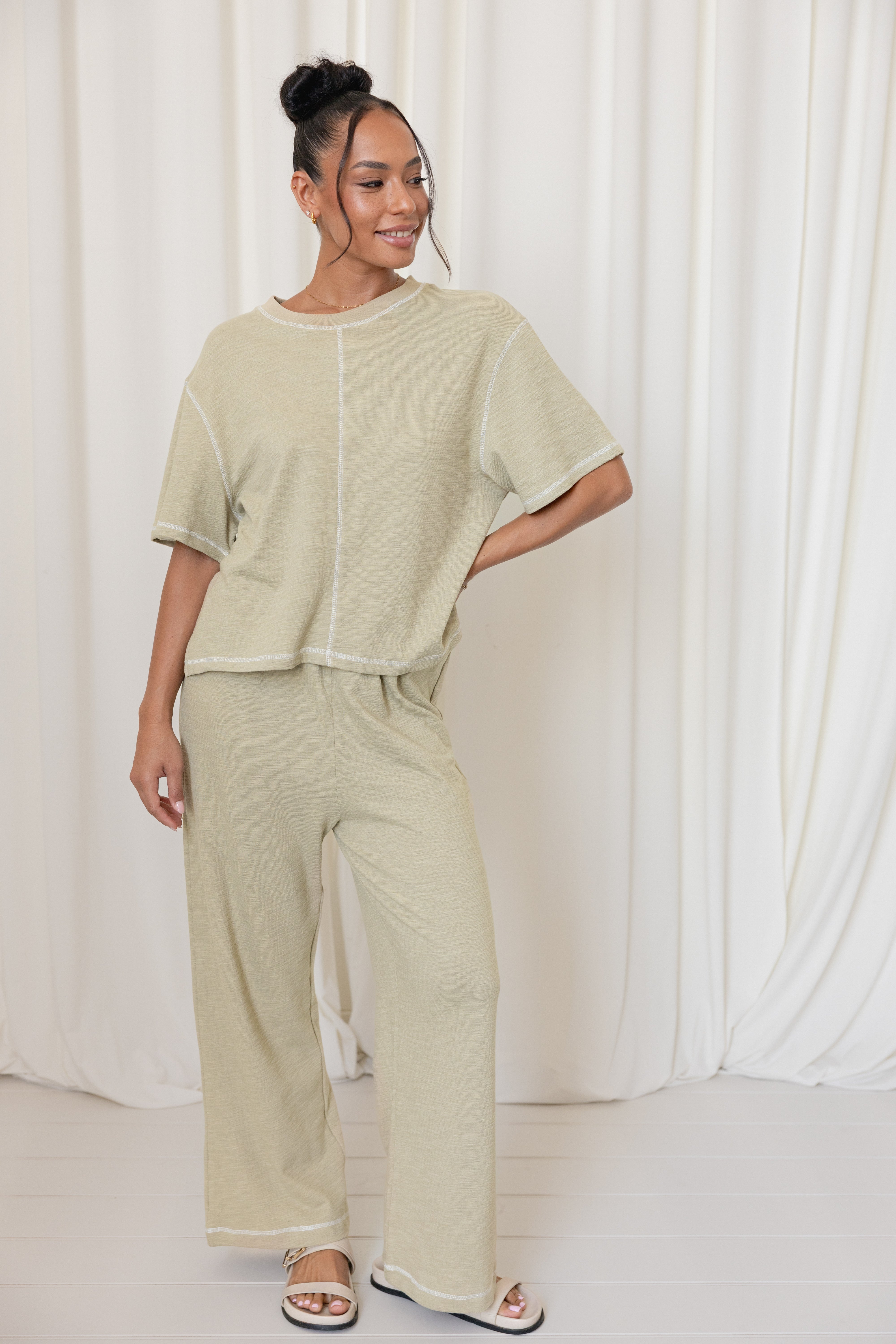 Petal and Pup USA SETS Angler Knit Set - Matcha