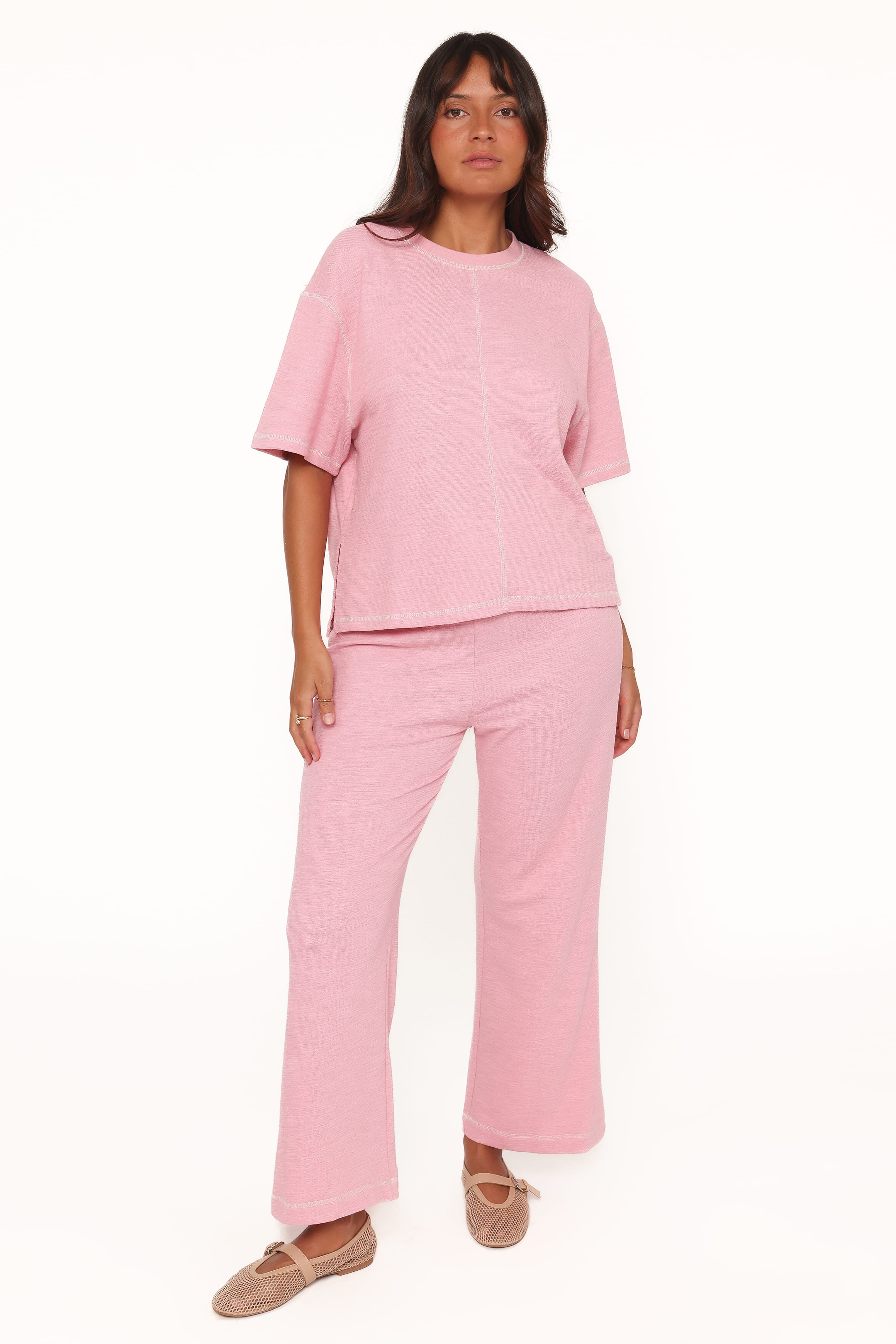 Petal and Pup USA SETS Angler Knit Set - Pink
