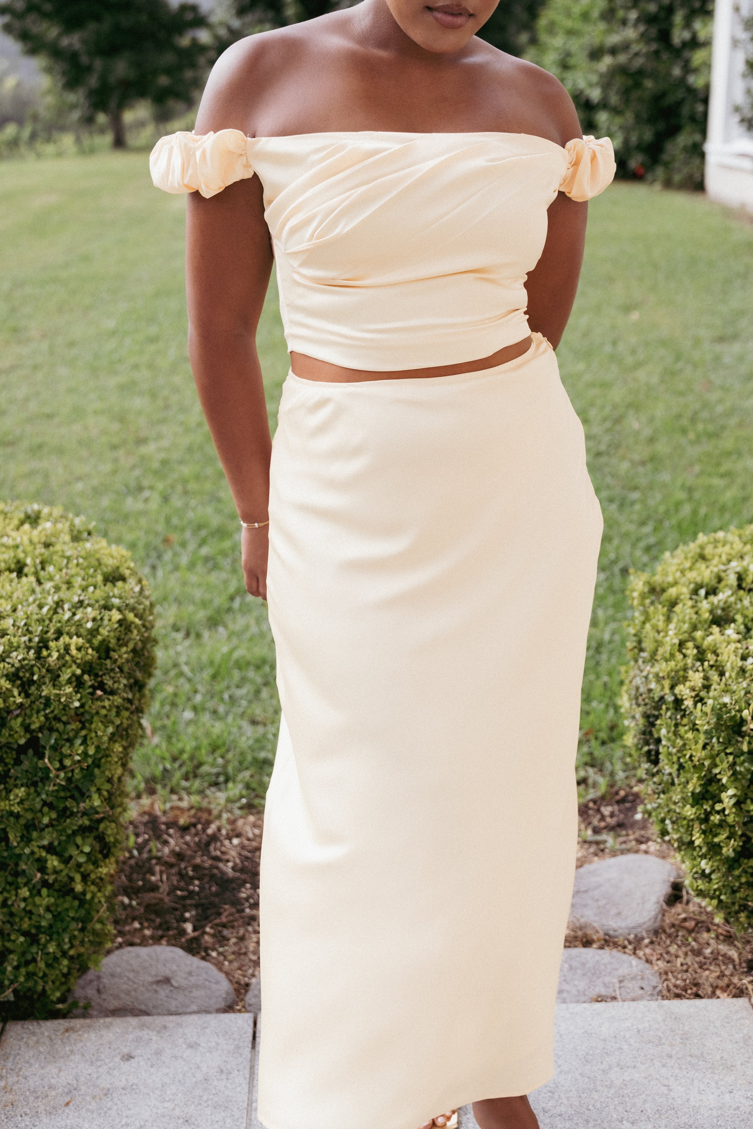 Petal and Pup USA SETS Arabella Two Piece Set - Butter Yellow