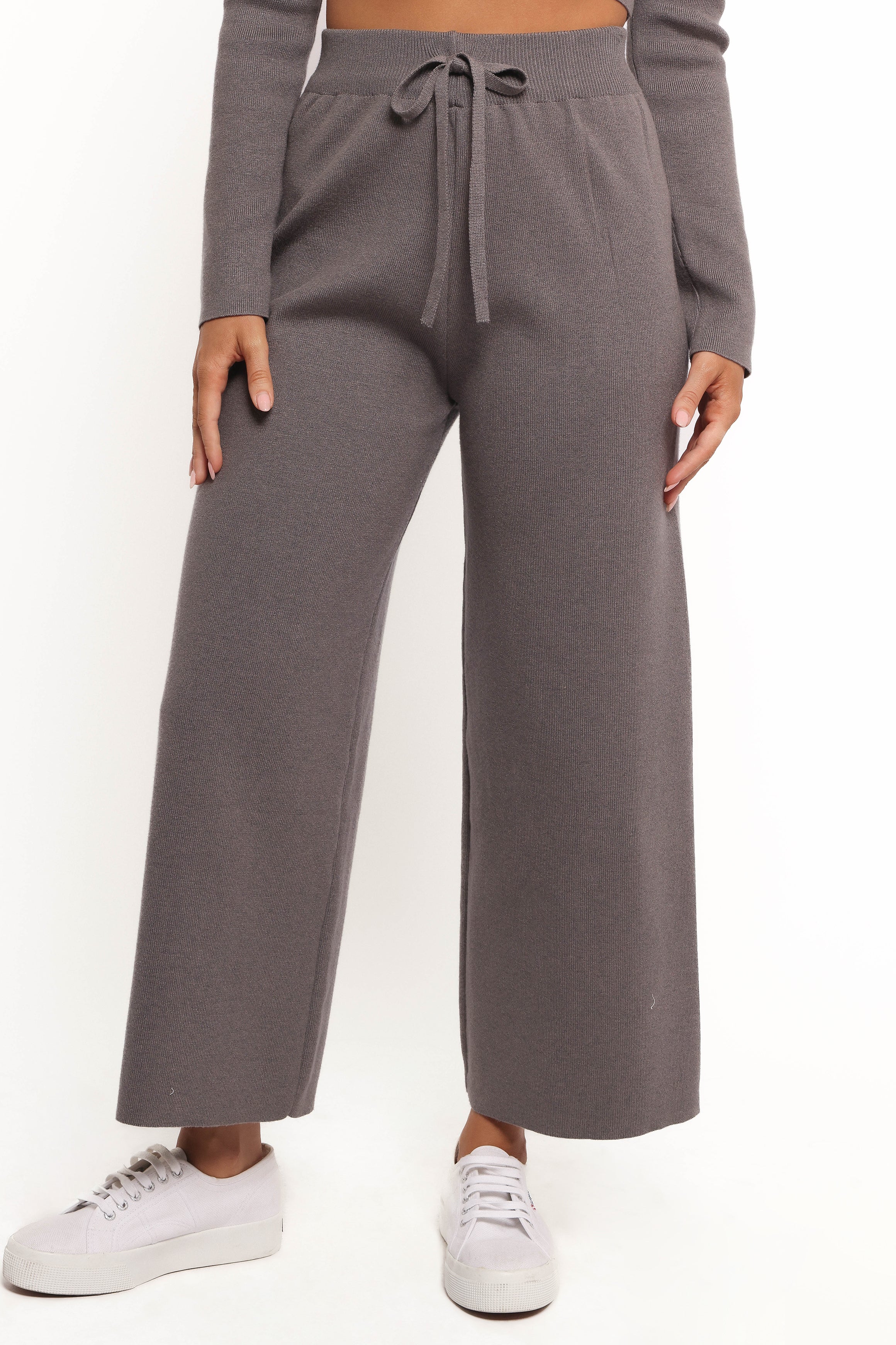 Petal and Pup USA SETS Ayers Long Sleeve Set - Charcoal Grey