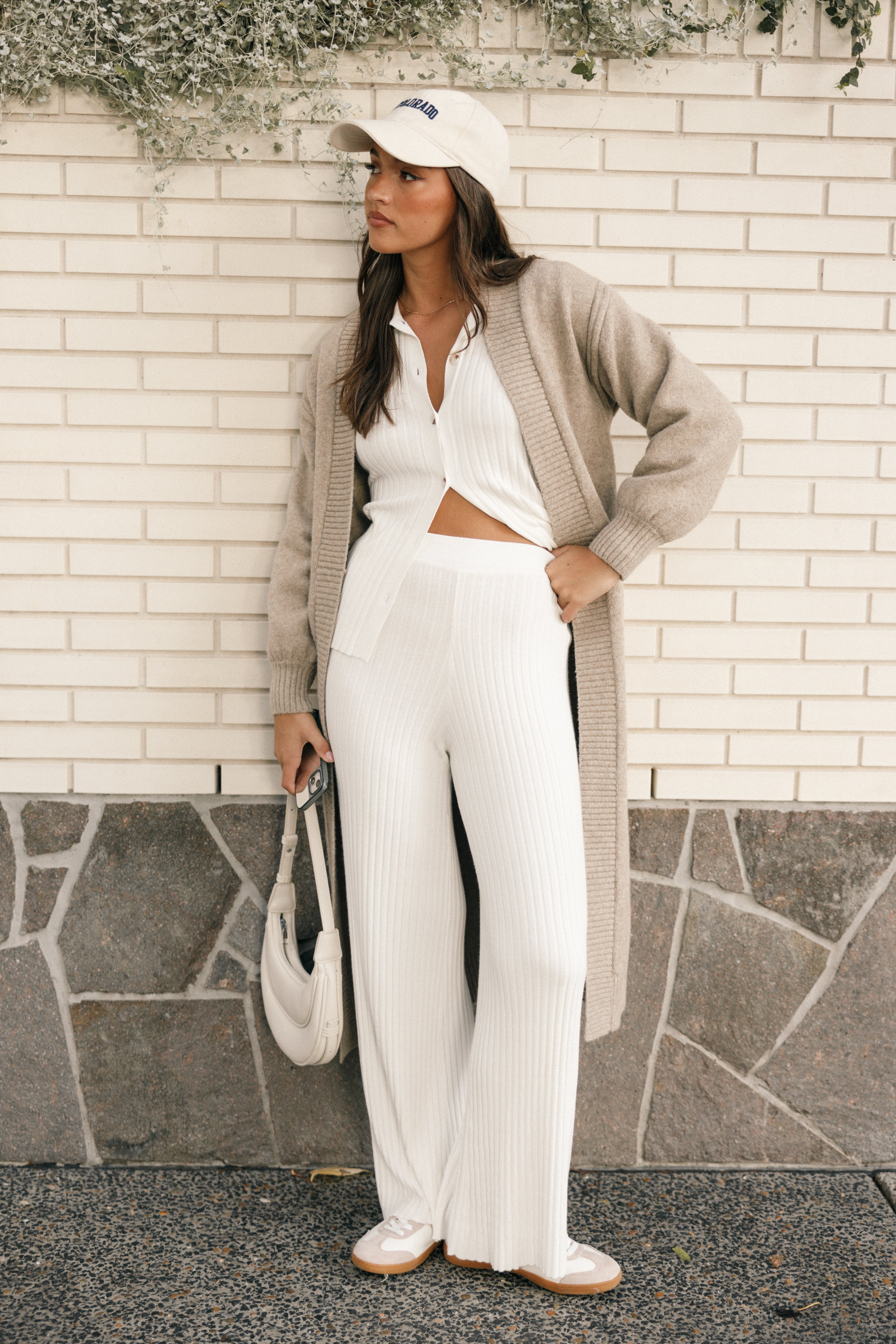Petal and Pup USA SETS Aylia Ribbed Knit Set - Off White