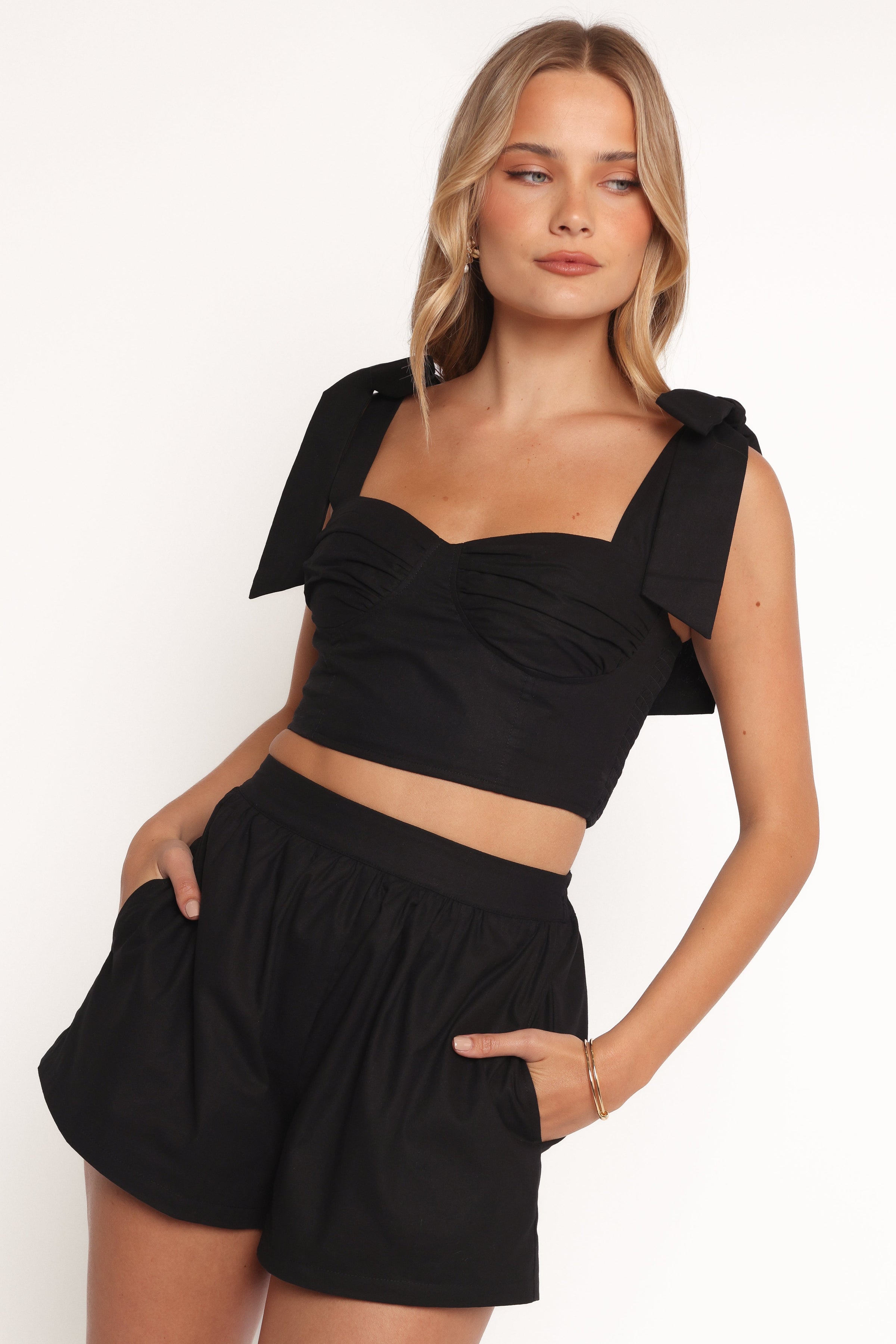 Petal and Pup USA SETS Benji Short Set - Black