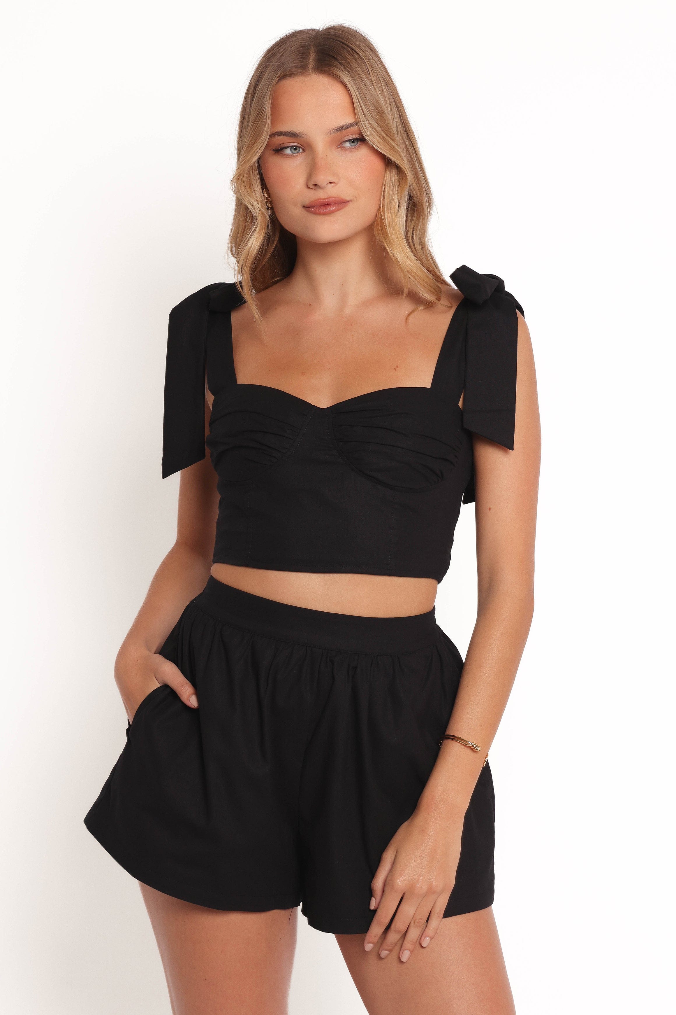 Petal and Pup USA SETS Benji Short Set - Black