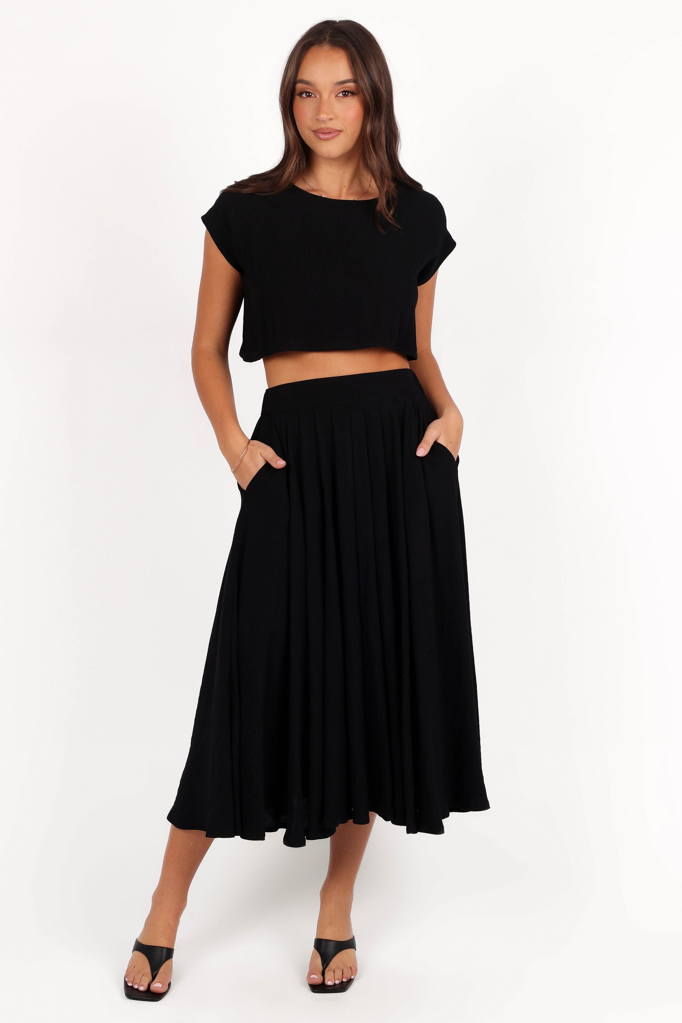 Petal and Pup USA SETS Bessie Two Piece Set - Black