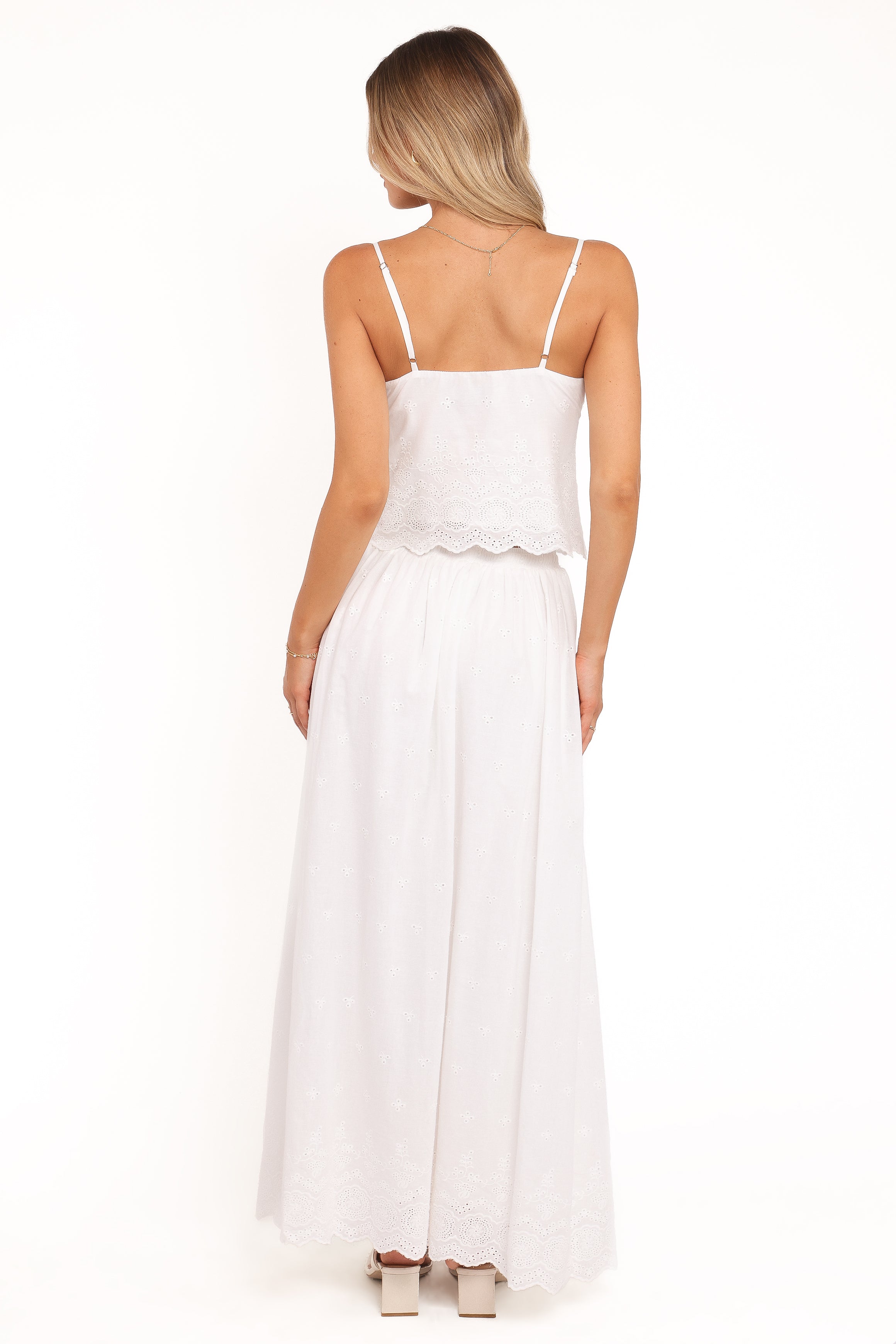 Petal and Pup USA SETS Blaire Skirt Set - White