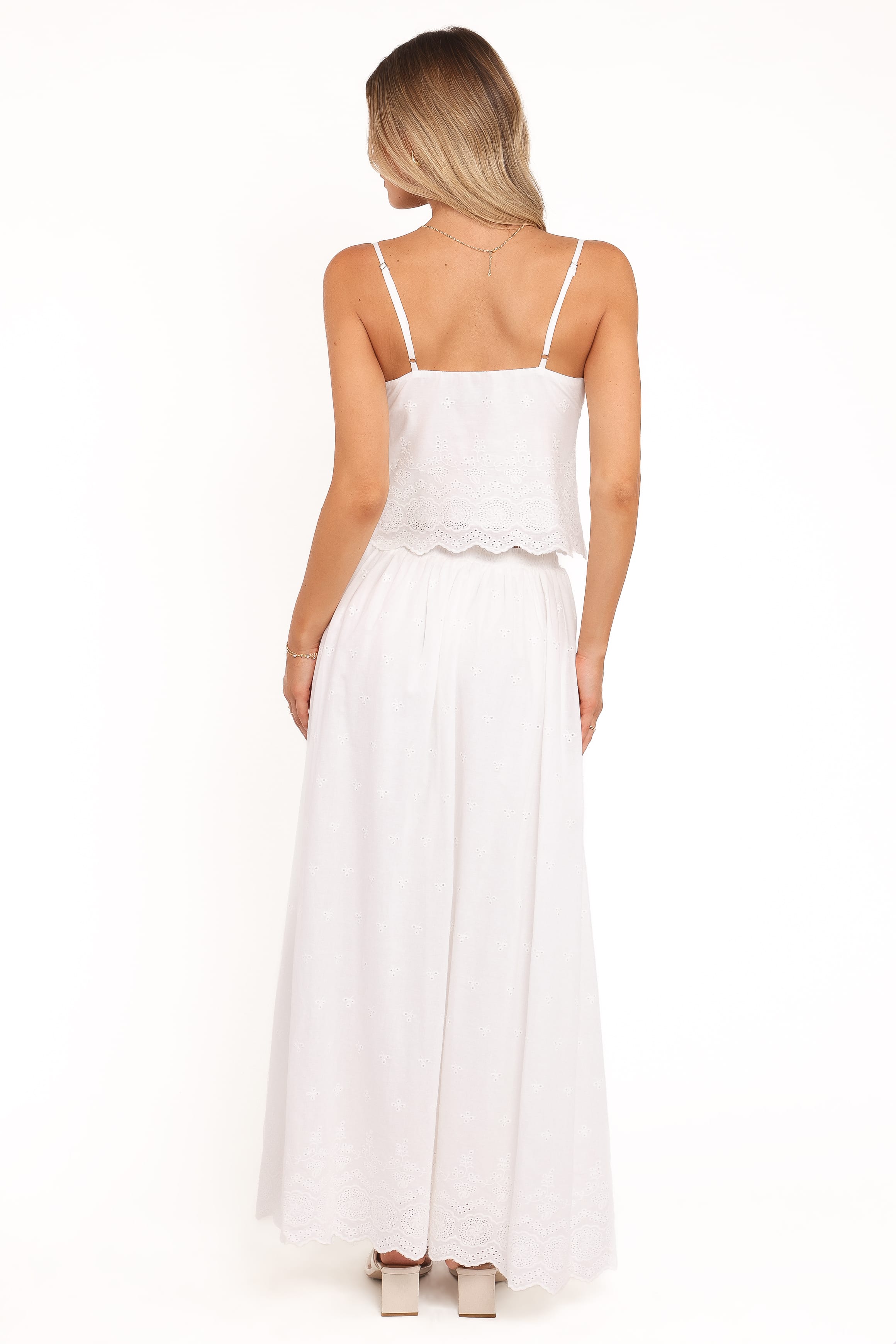 Petal and Pup USA SETS Blaire Skirt Set - White