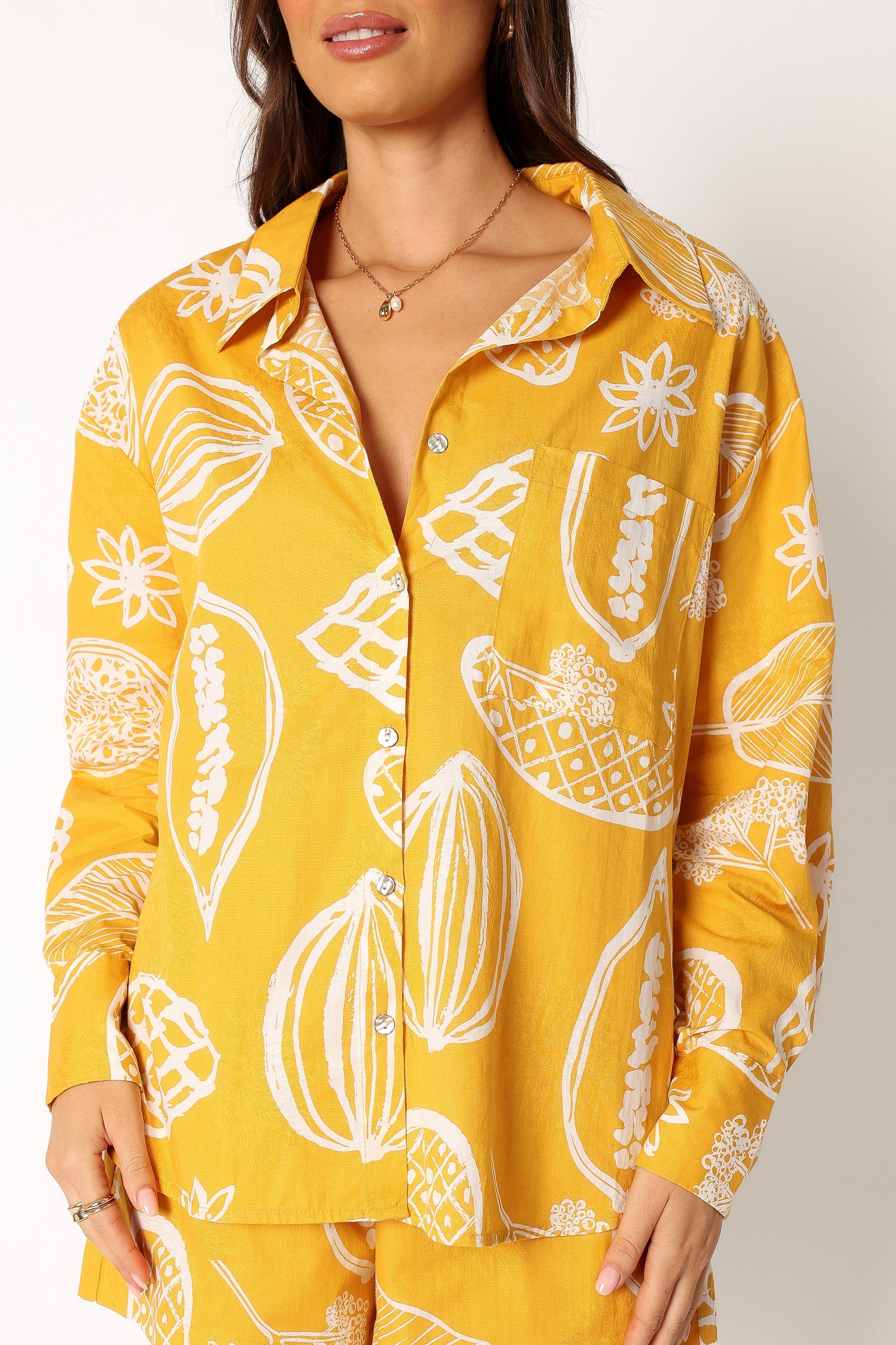 Petal and Pup USA SETS Bonnie Two Piece Set - Yellow