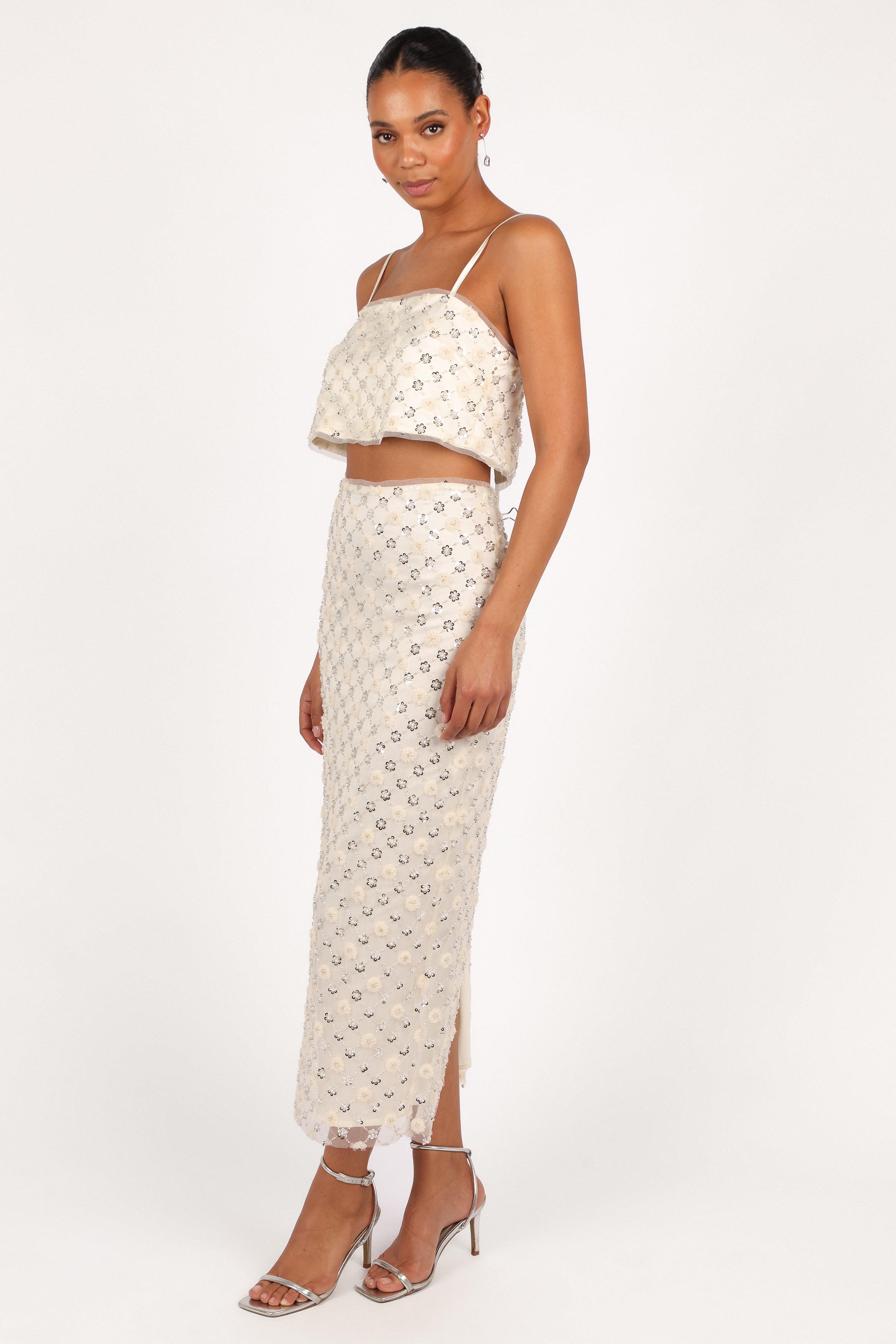 Petal and Pup USA SETS Bottega Two Piece Set - Cream