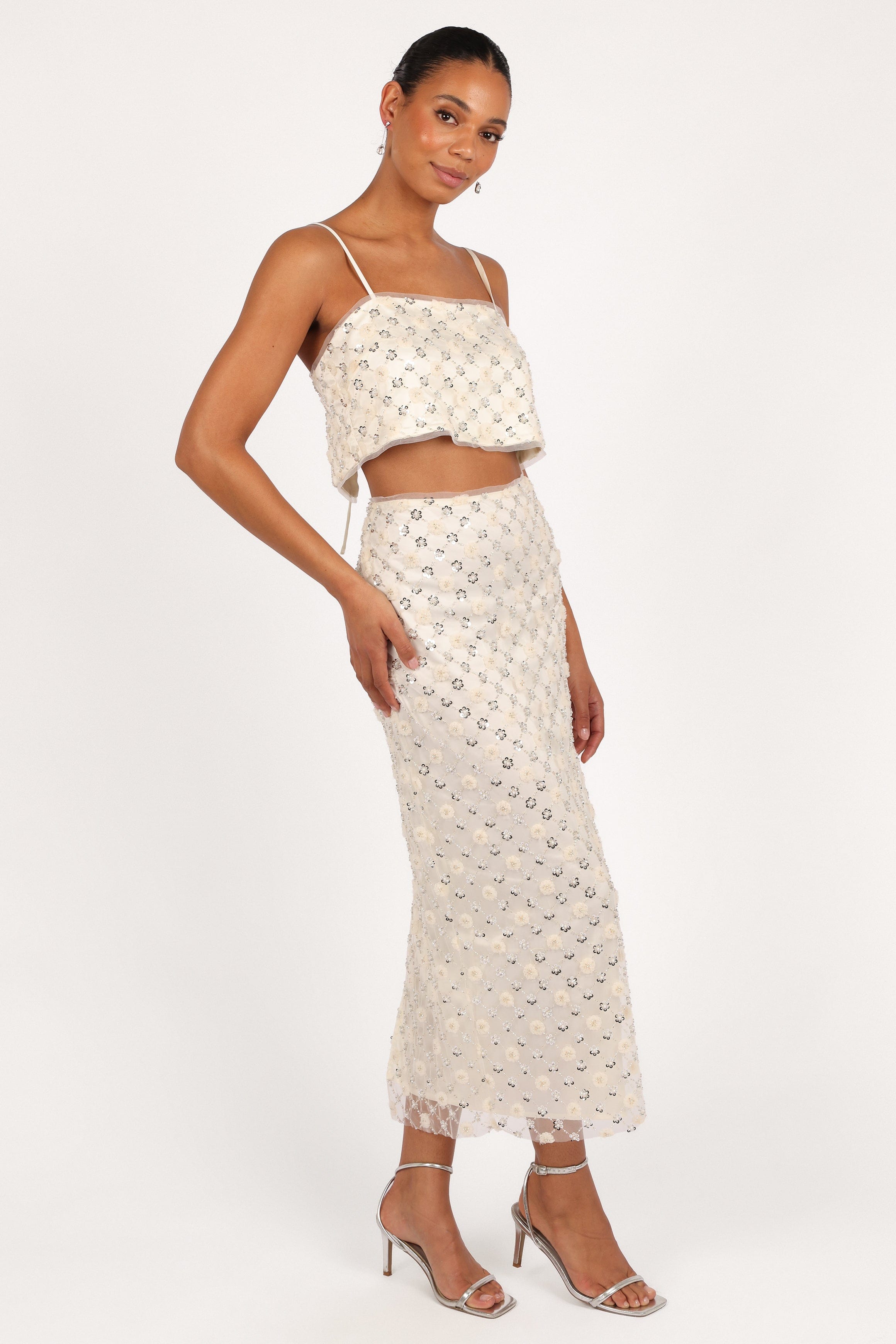 Petal and Pup USA SETS Bottega Two Piece Set - Cream