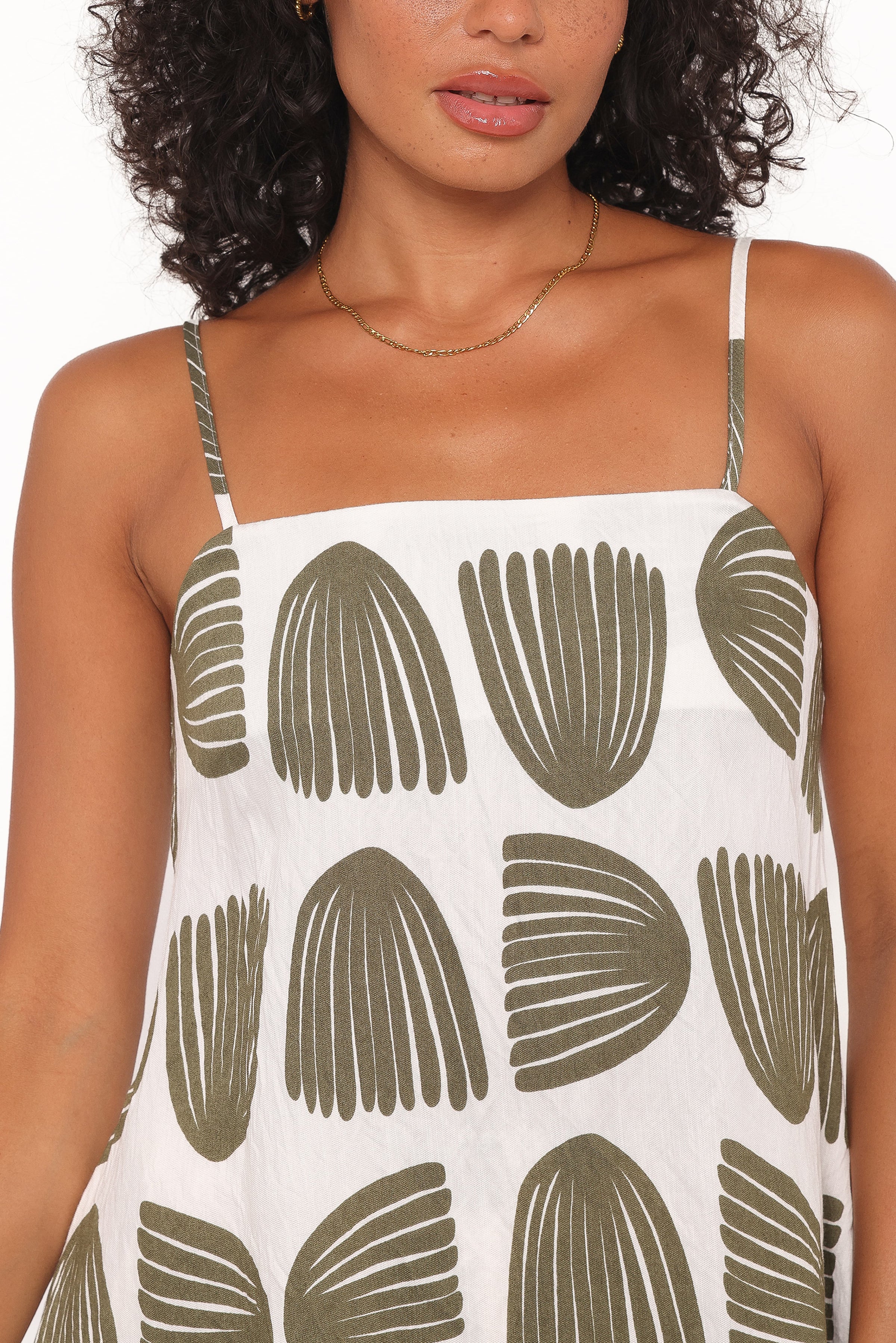 Petal and Pup USA SETS Brianna Pant Set - Green Palm Print