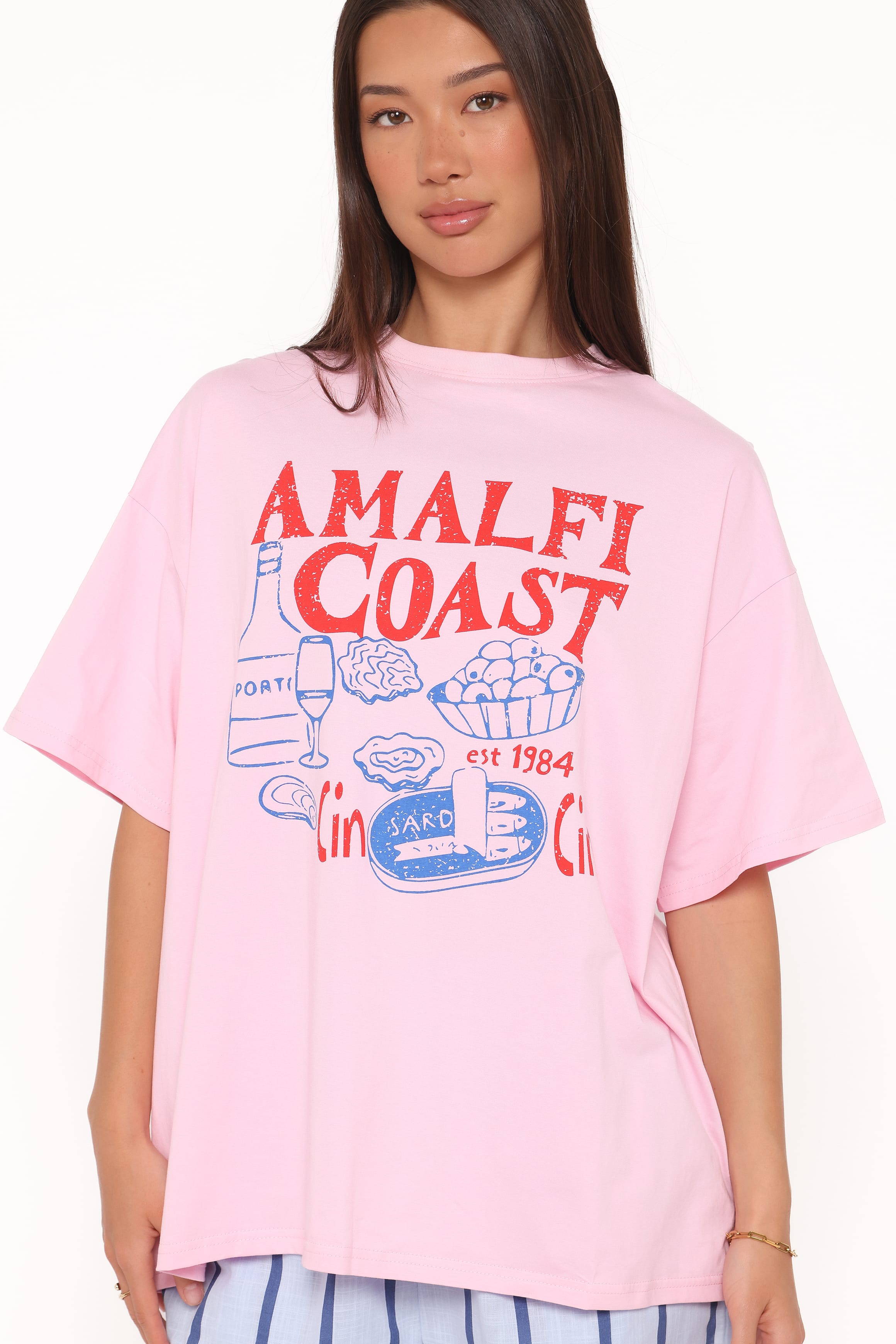 Petal and Pup USA SETS Bridget Short Set - Pink Amalfi Coast