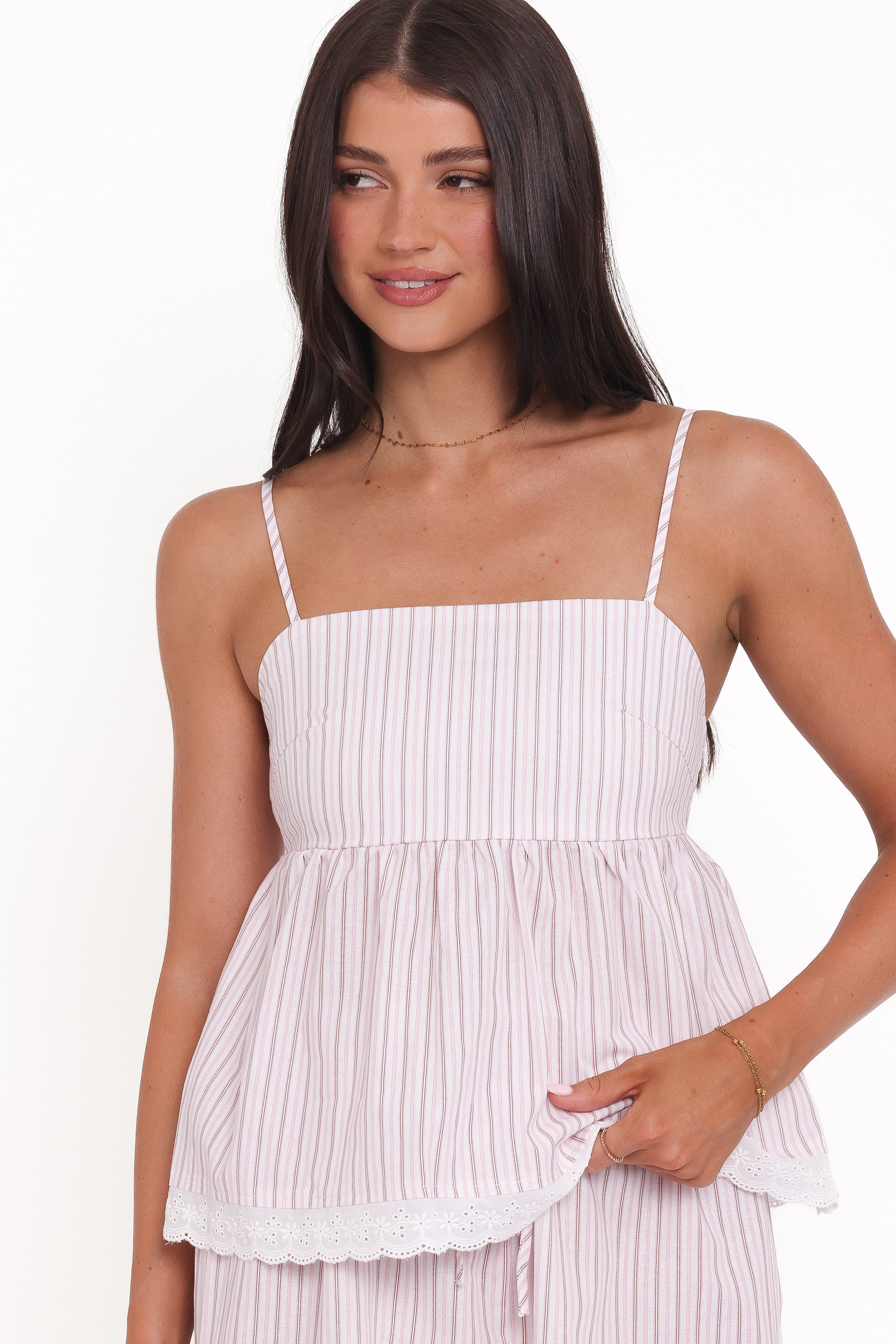 Petal and Pup USA SETS Bridie Short Set - Pink Stripe