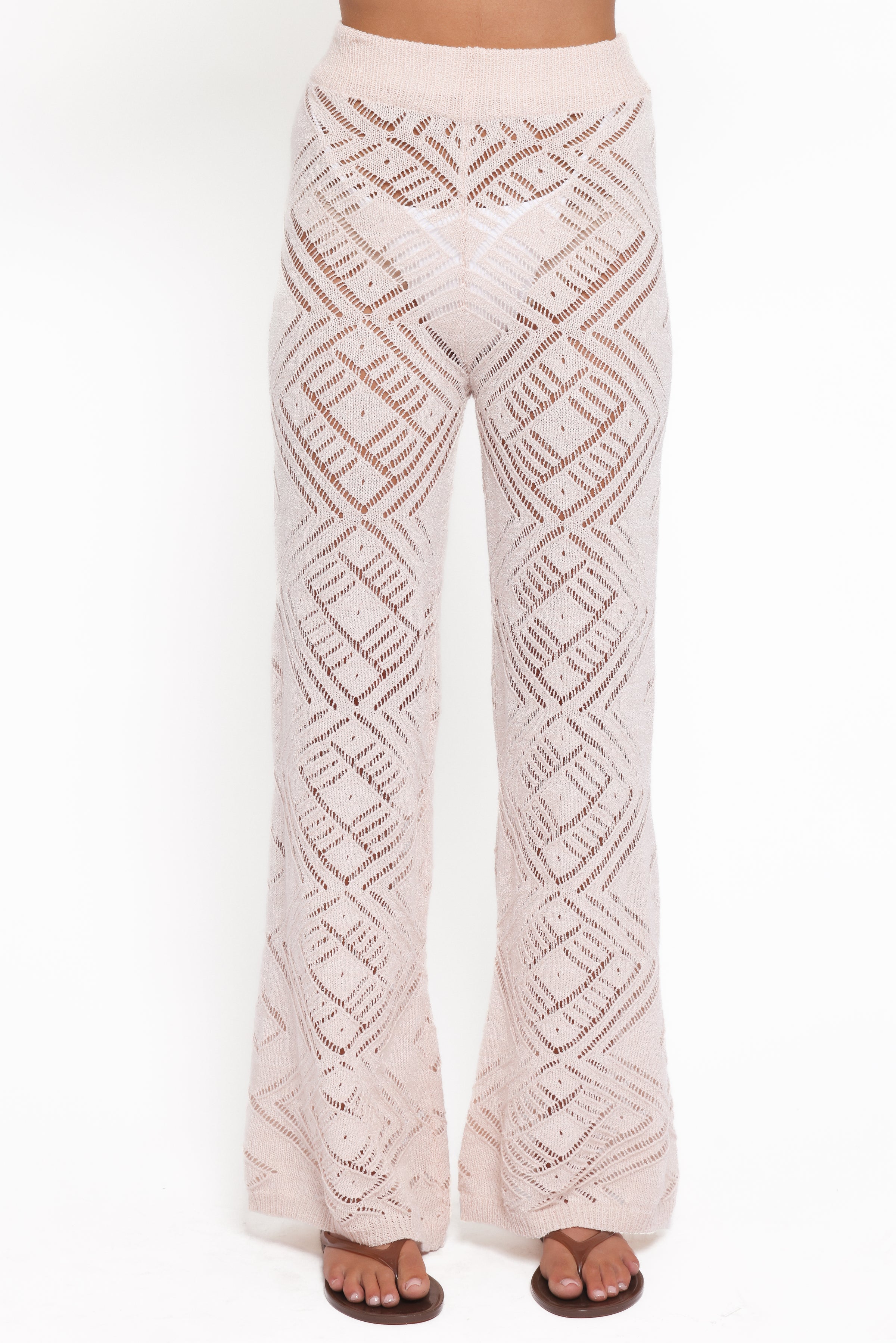 Petal and Pup USA SETS Briony Knit Pant Set - Cream