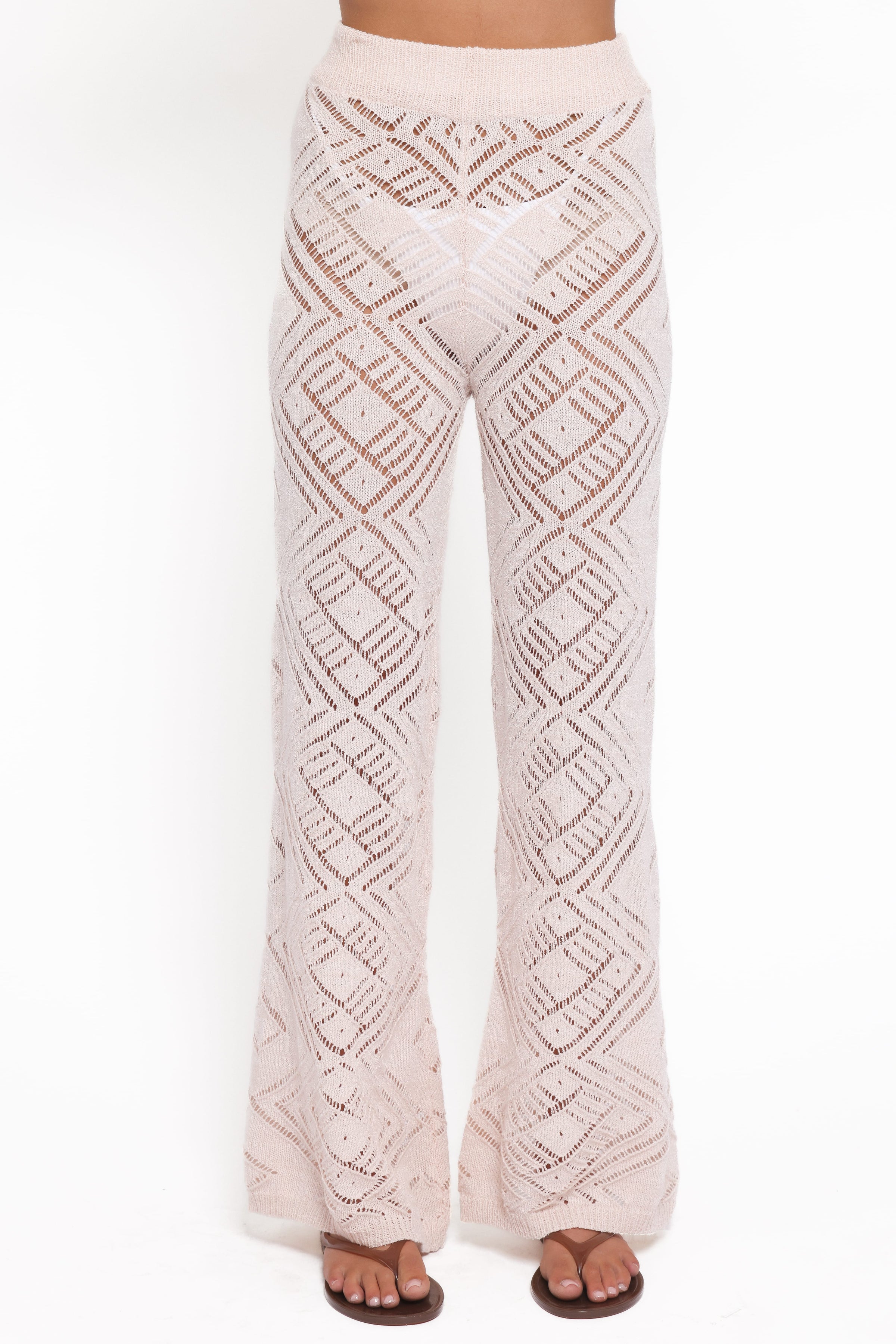 Petal and Pup USA SETS Briony Knit Pant Set - Cream