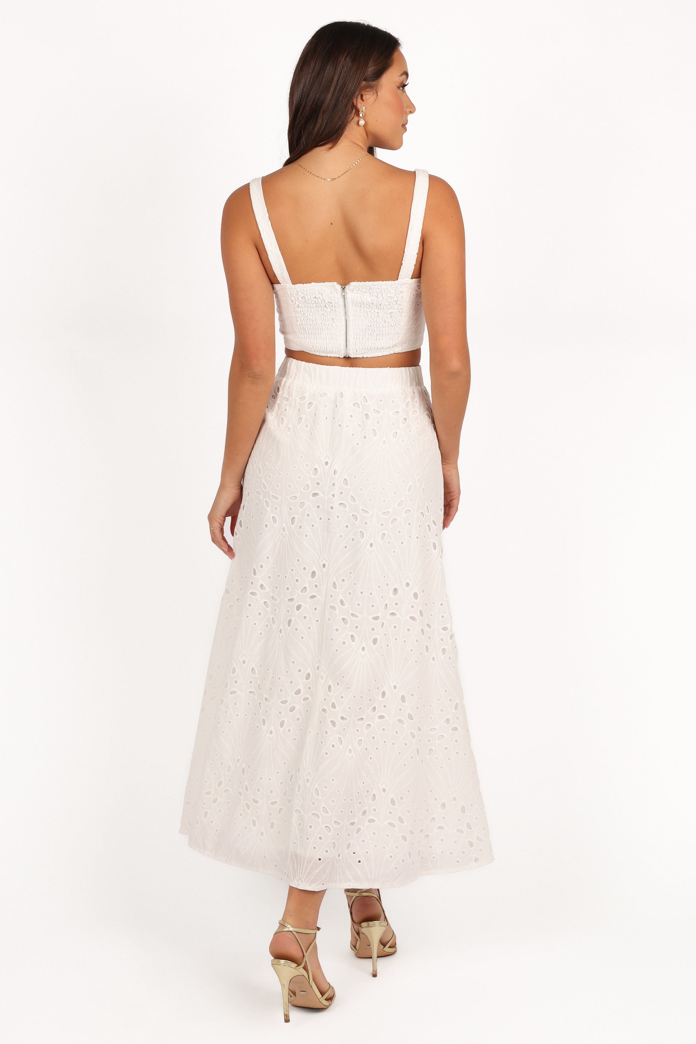 Petal and Pup USA SETS Camellia Two Piece Set - White