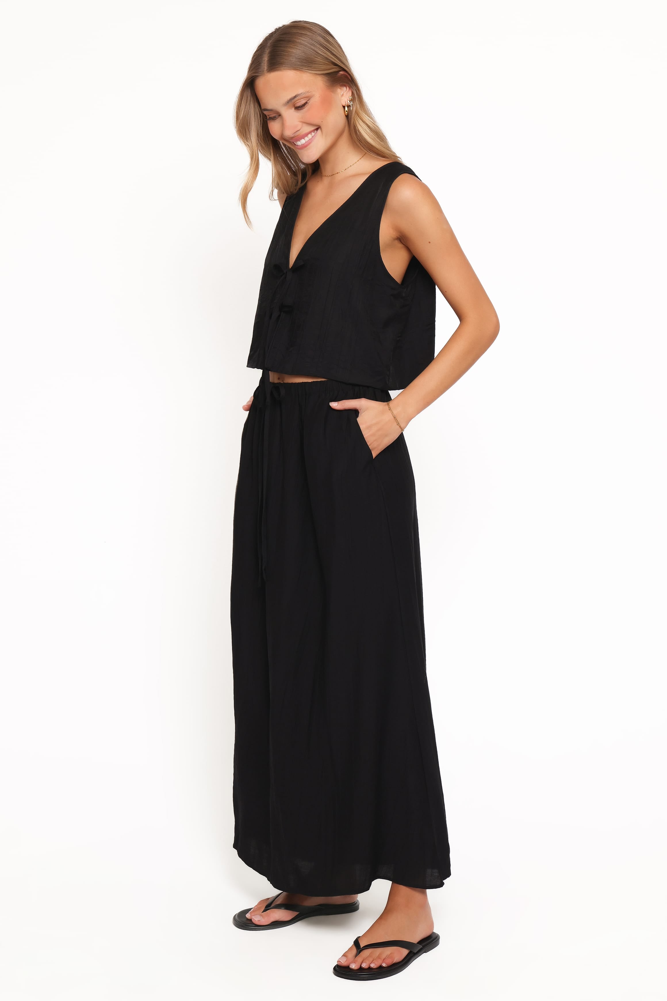 Petal and Pup USA SETS Captie Skirt Set - Black