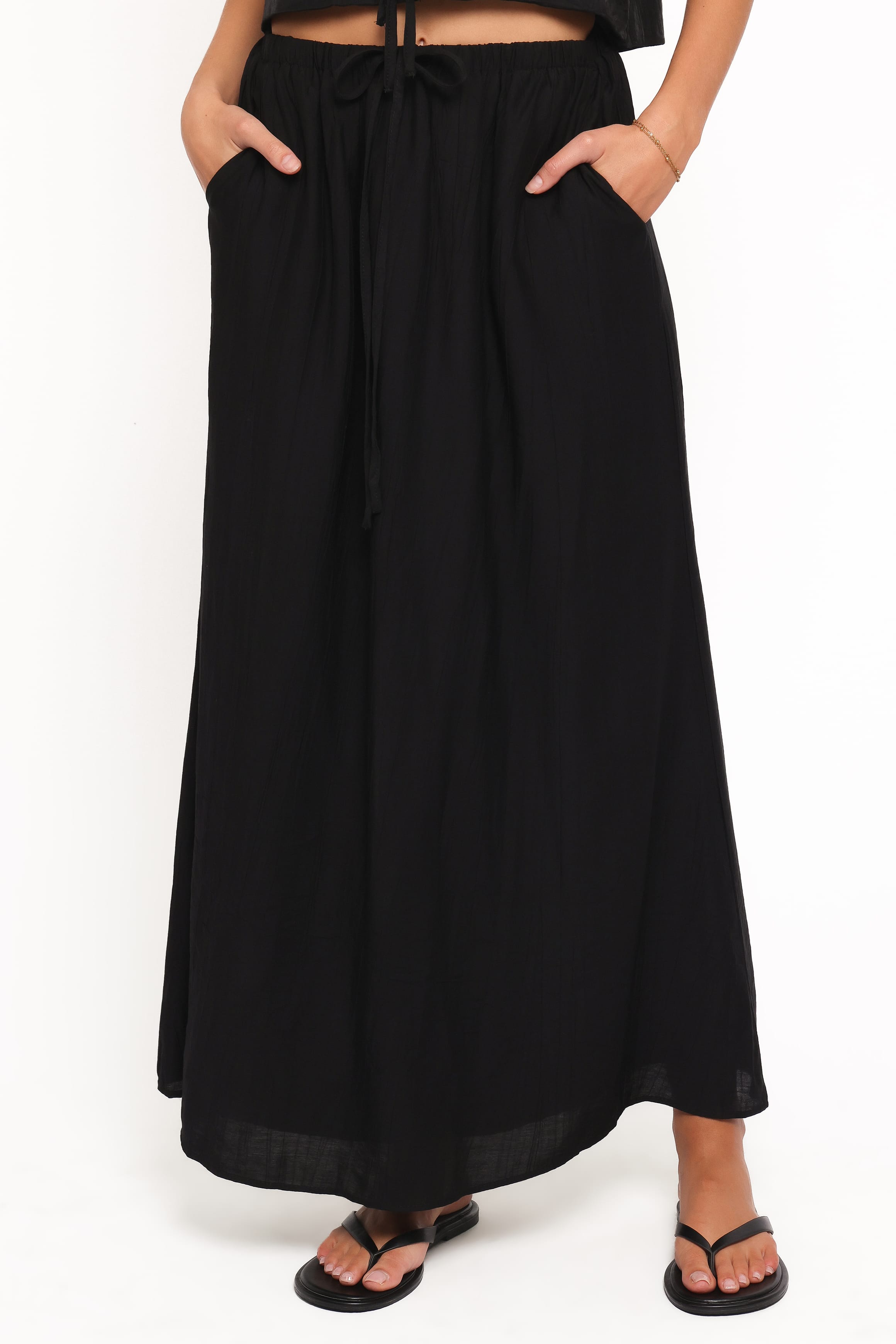 Petal and Pup USA SETS Captie Skirt Set - Black