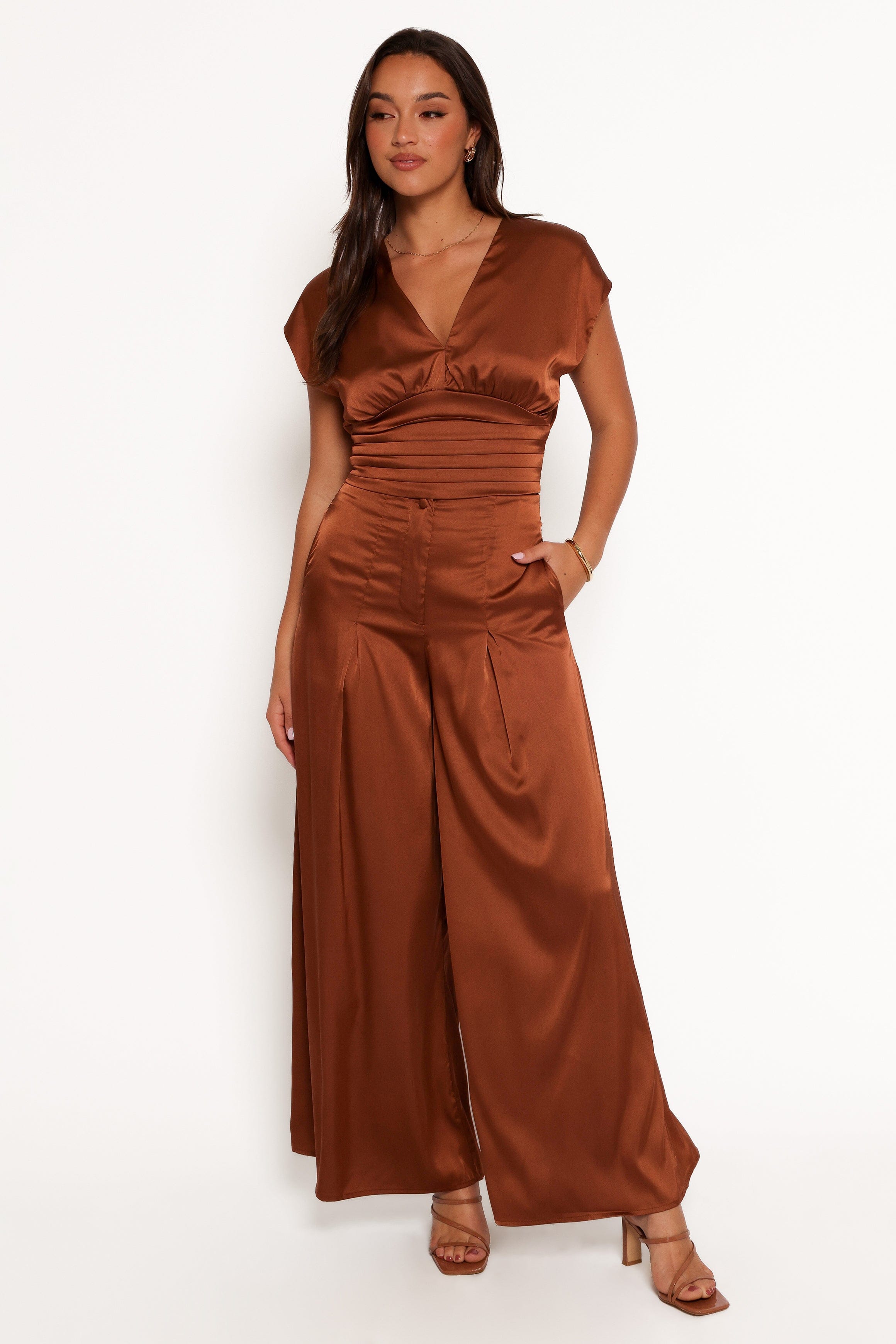 Petal and Pup USA SETS Cassie Two Piece Set - Bronze
