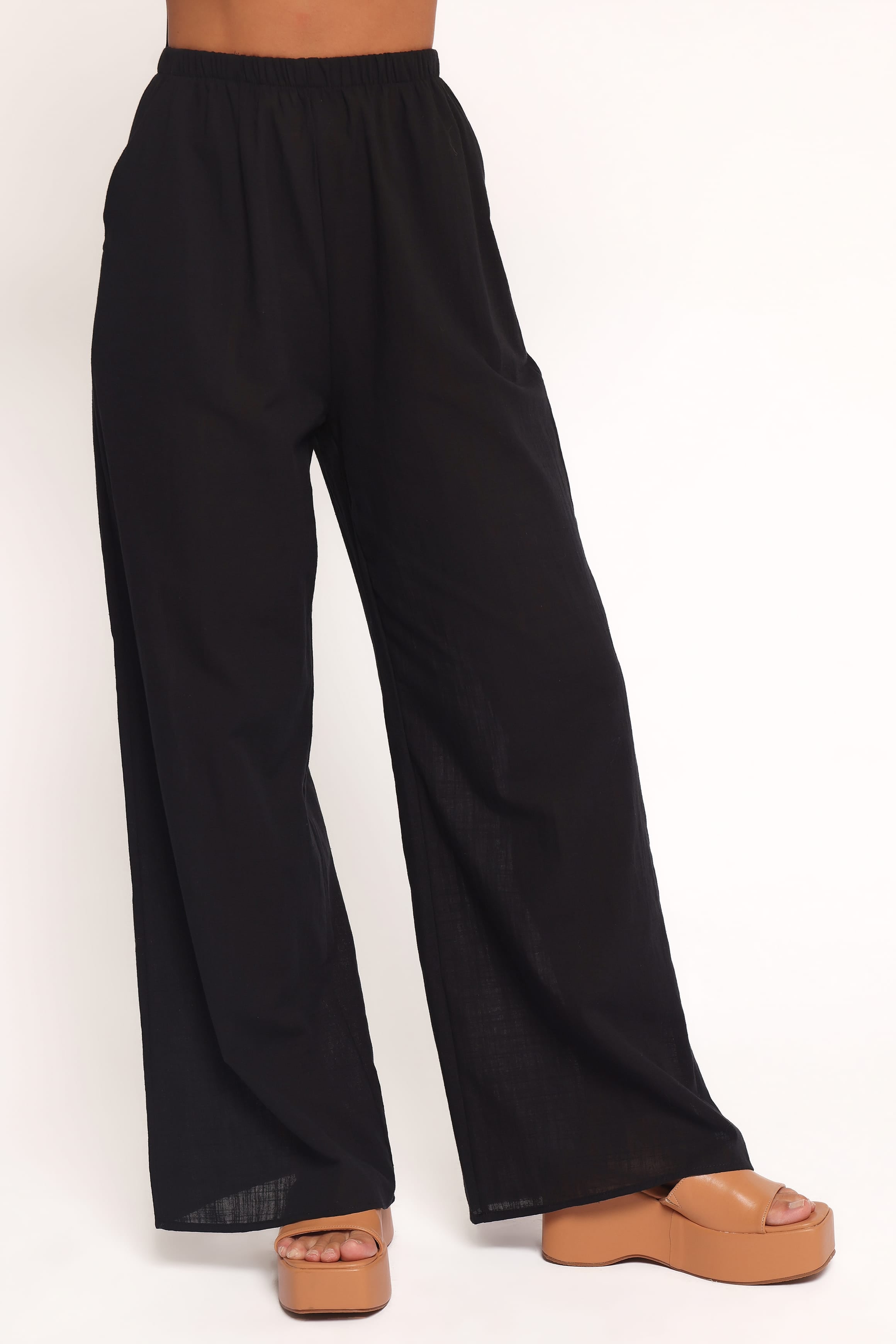 Petal and Pup USA SETS Charlie Strapless Pant Set - Black (Hold for Rack)